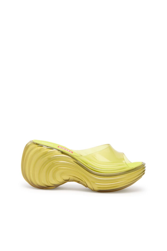 Diesel - MELISSA QUANTUM PLATFORM, Zueco de plataforma en Melflex® Mujer in Amarillo - 2