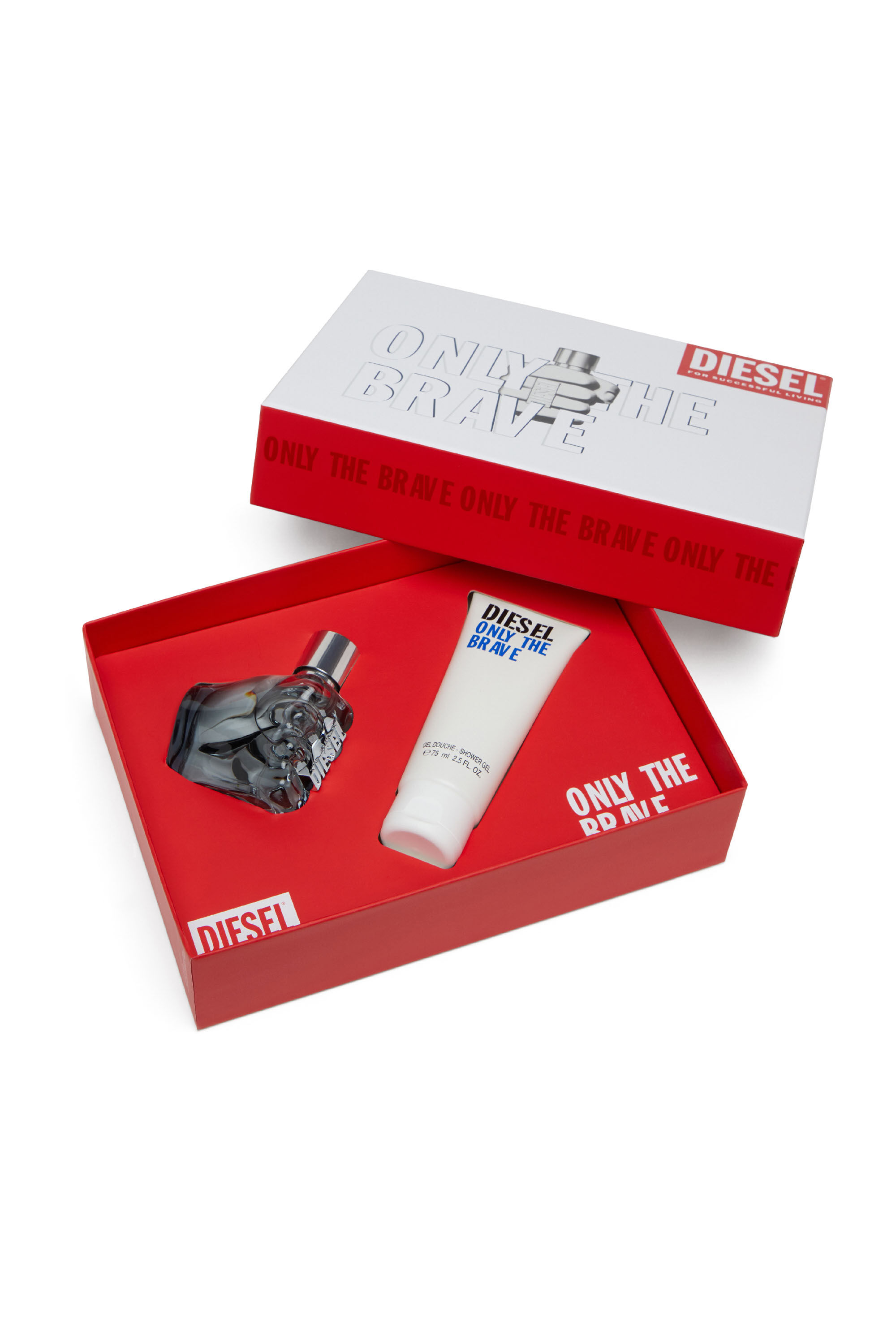 Men's ONLY THE BRAVE 50 ML Gift Set | White | Diesel