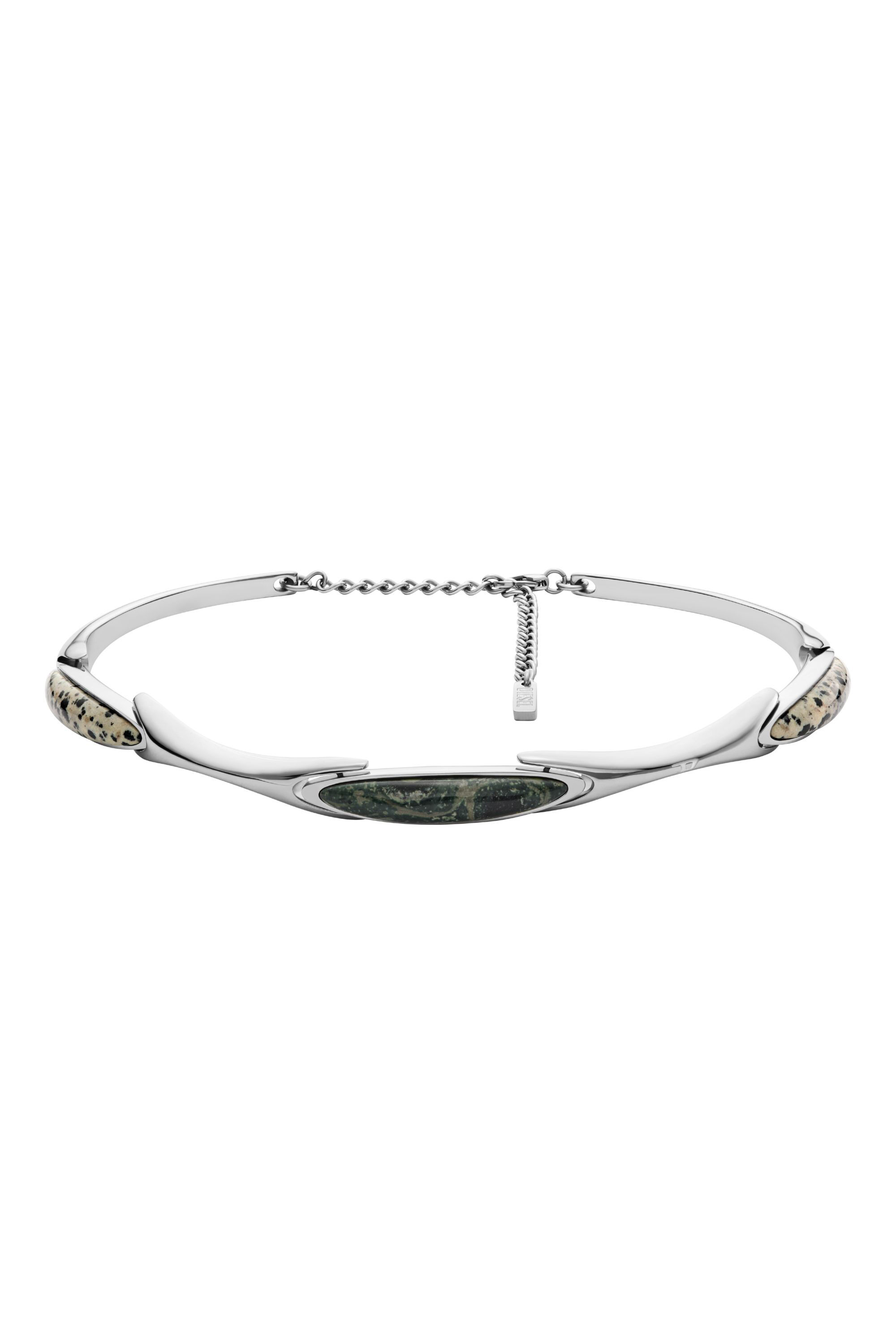 Diesel - DX167740 JEWELLERY, Collar gargantilla de acero inoxidable Unisex in Plateado - 2