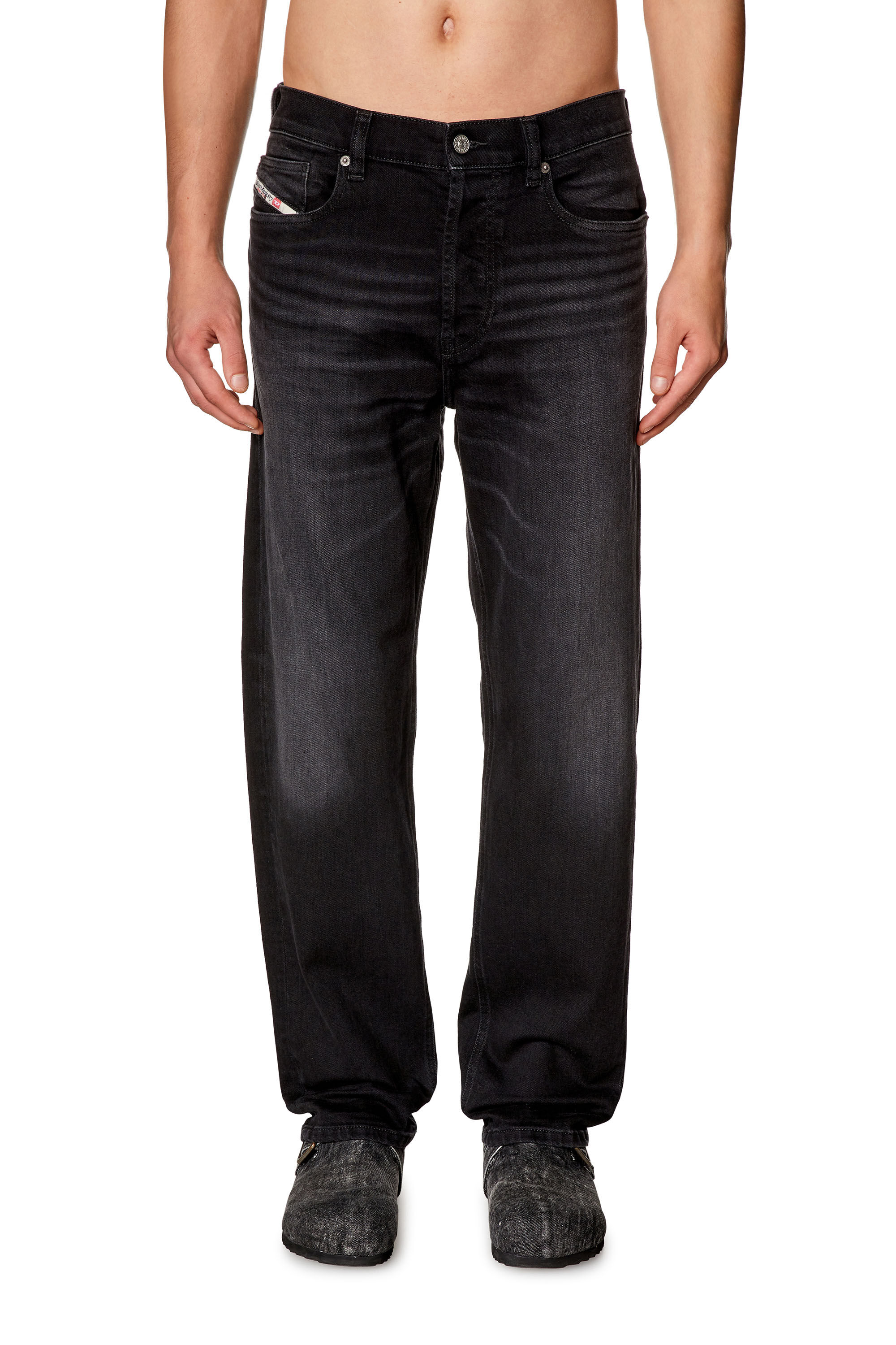 Diesel - Straight Jeans 2010 D-Macs 09H32, Negro/Gris oscuro - Image 3