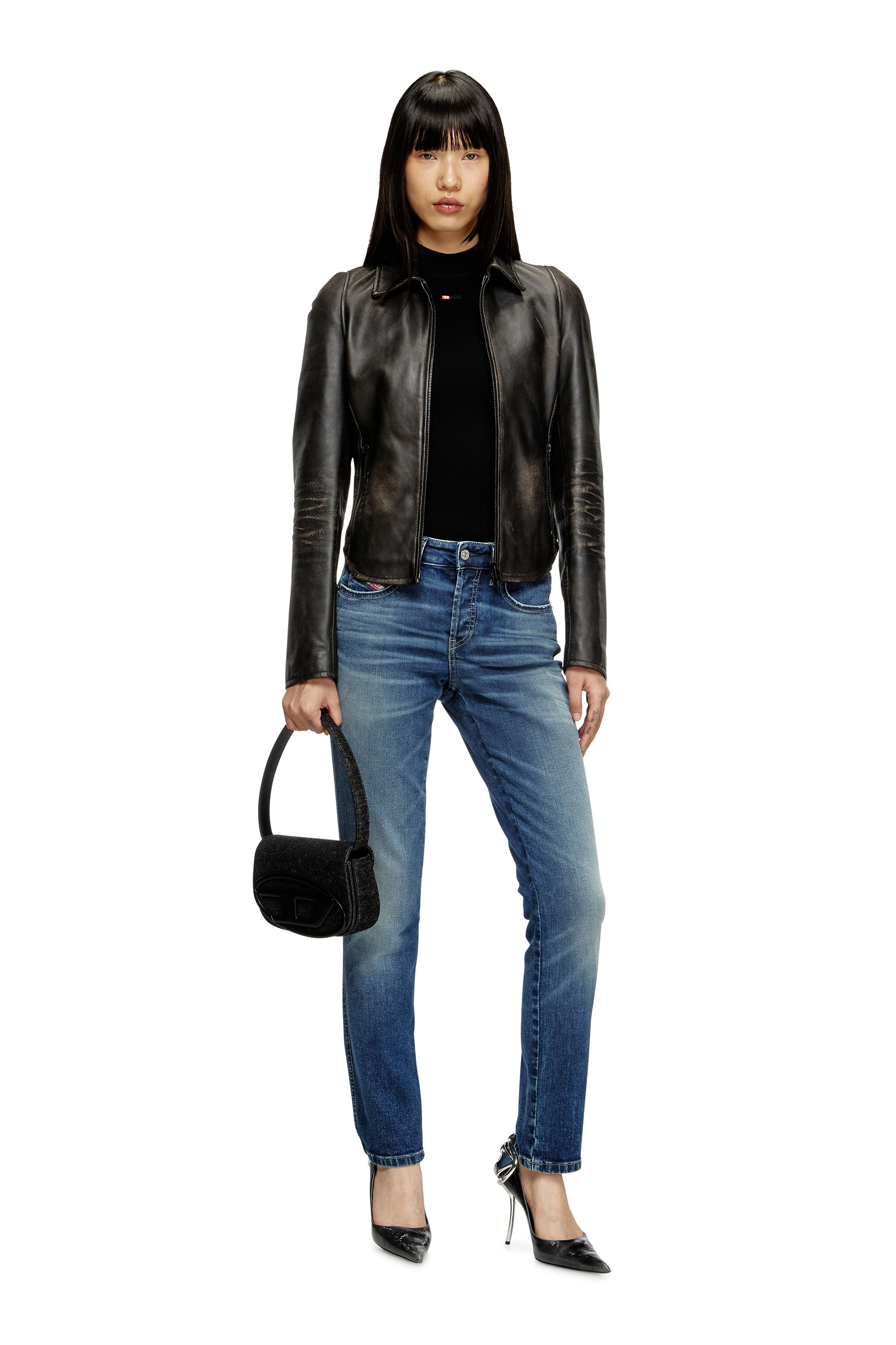 Diesel - Slim Jeans 1992 D-Jiann 0DBEE Mujer, Azul medio - 1