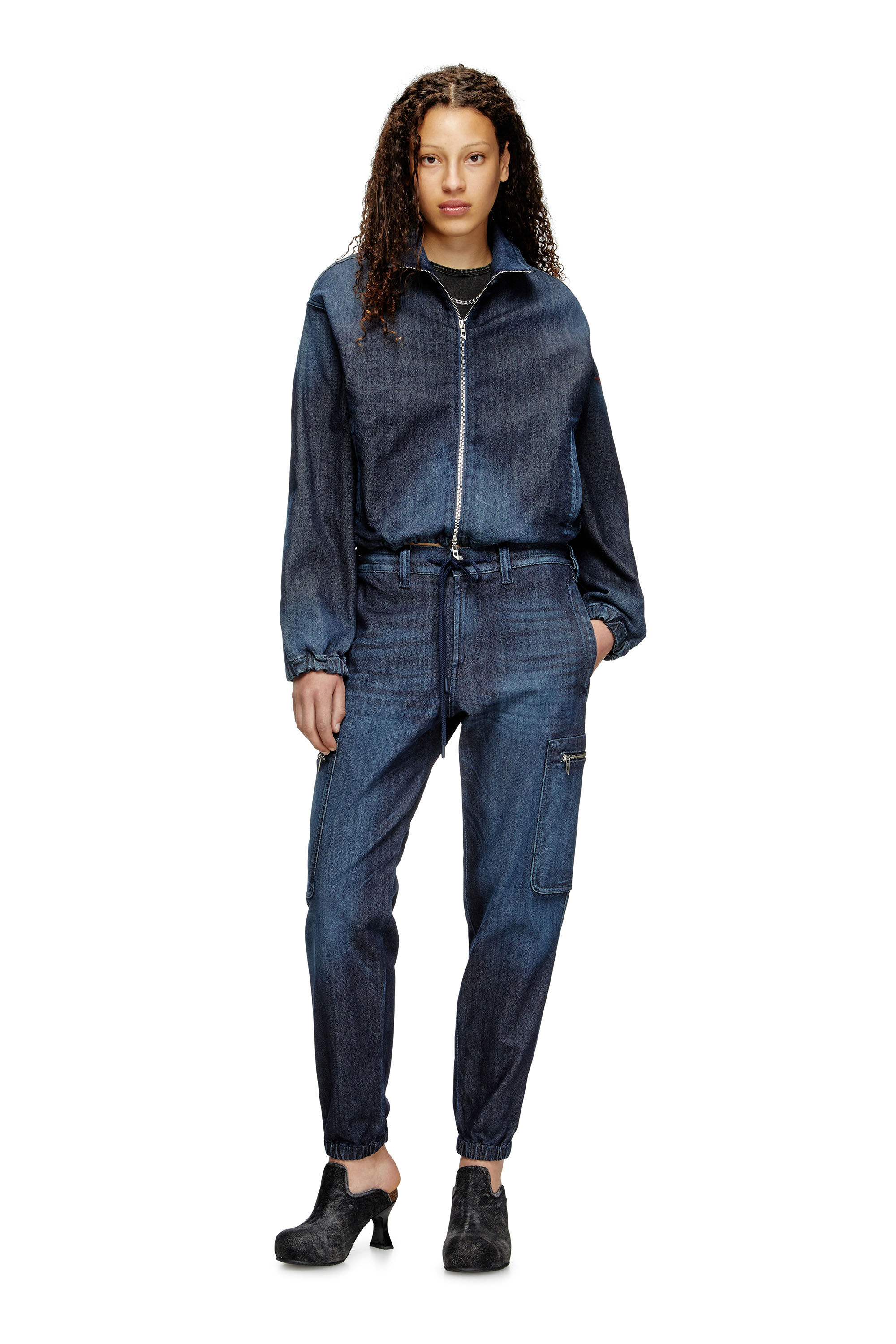 Diesel - Slim D-Lab JoggJeans® 09L11 Unisex, Azul Oscuro - 7