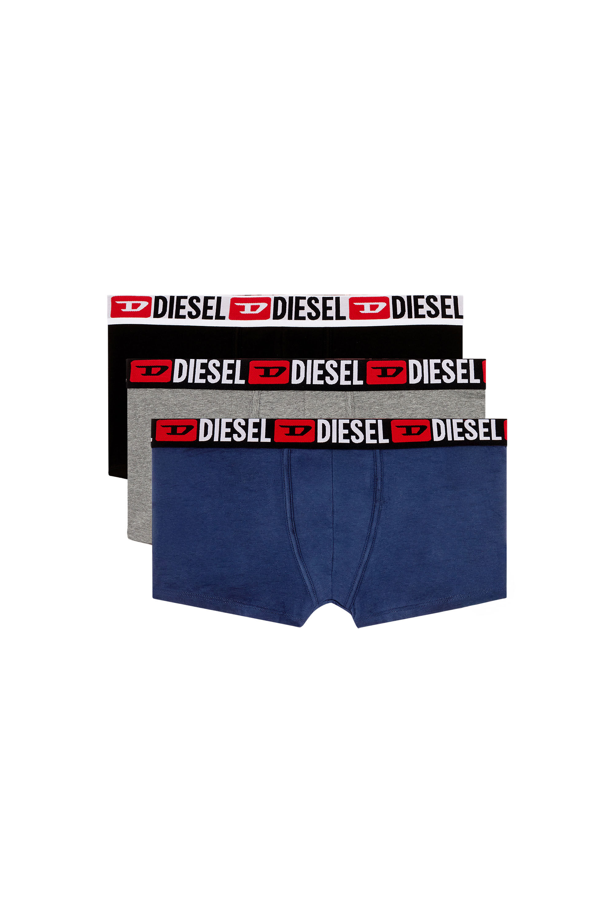 Diesel - UMBX-DAMIENTHREEPACK, Set de tres calzoncillos bóxer con logotipo en la cintura Hombre in Multicolor - 2