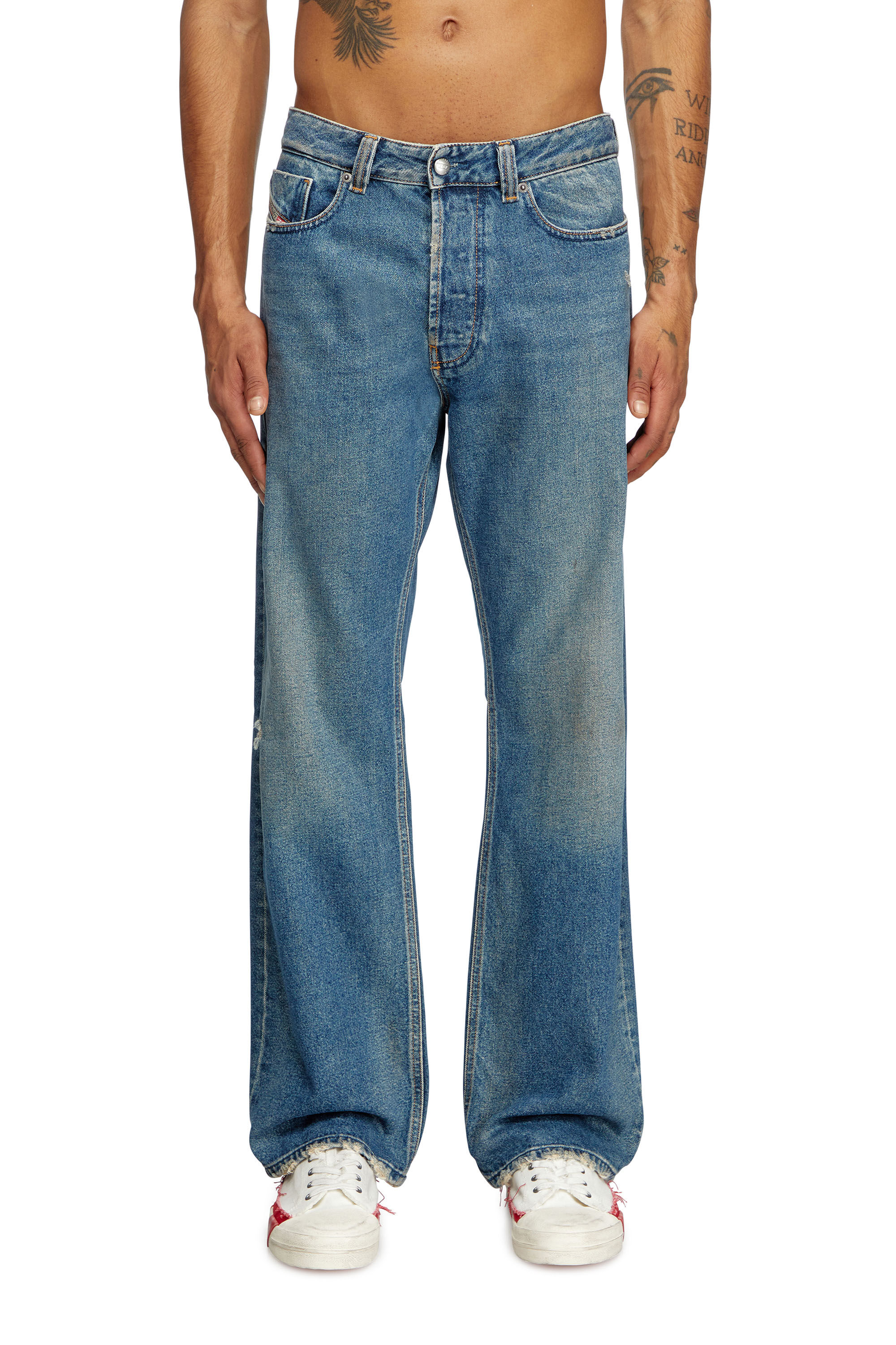 Diesel - Relaxed Jeans 1980 D-Eeper 09J79 Hombre, Azul medio - 3