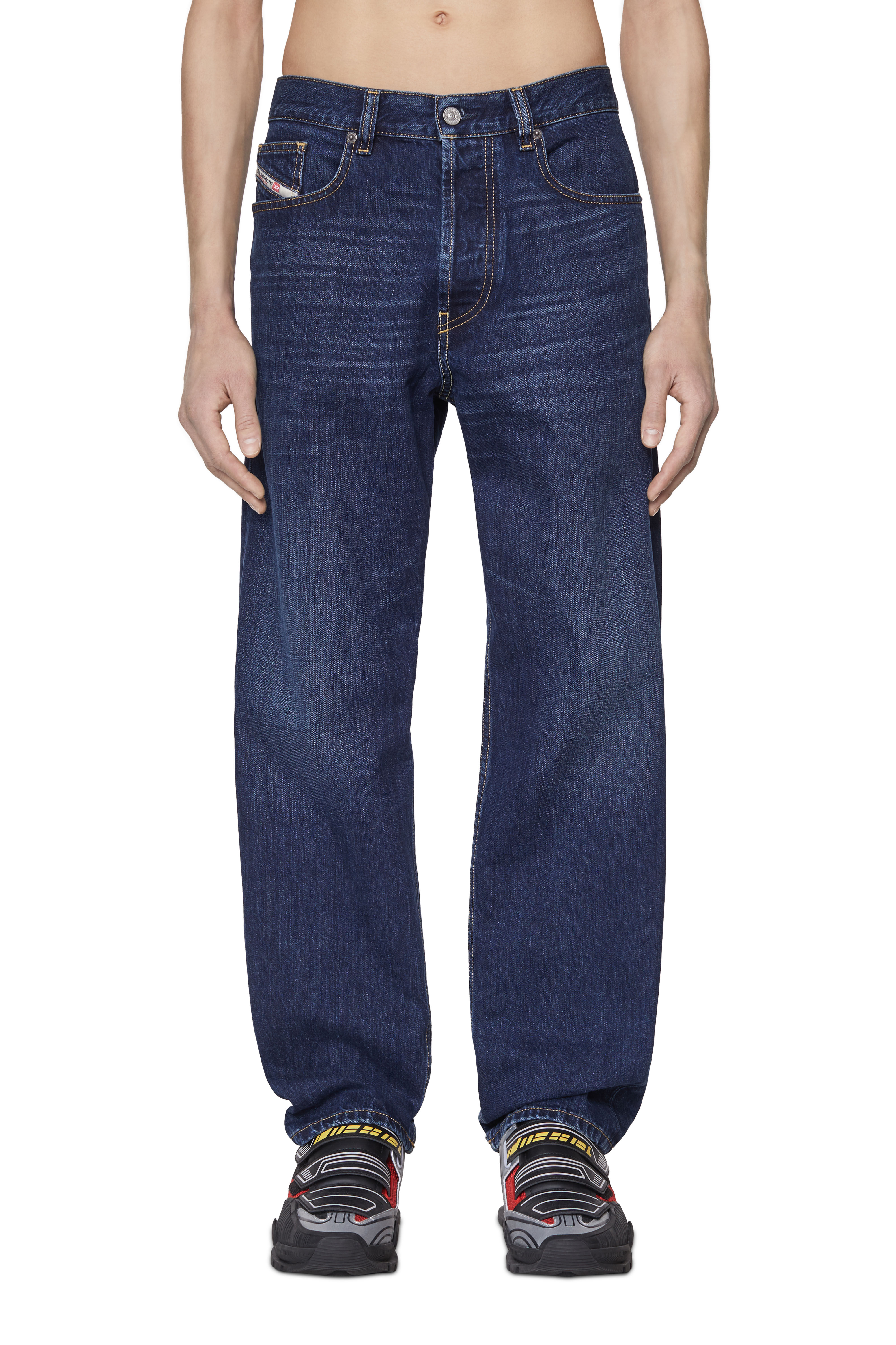 Diesel - 2010 D-Macs 09B96 Straight Jeans, Azul Oscuro - Image 3