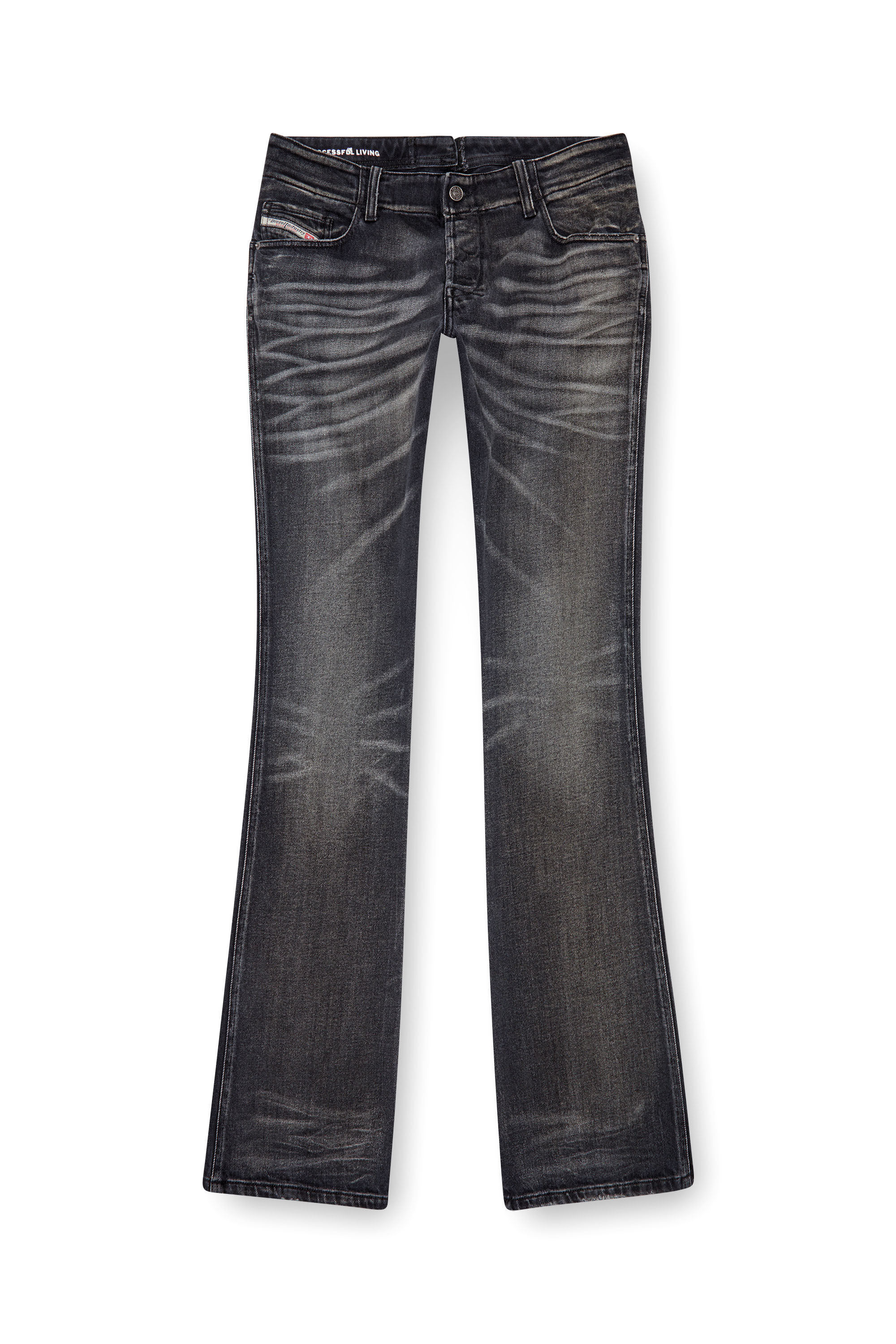 Jeans Donna Bootcut Nero/Grigio scuro D-Hush | Diesel