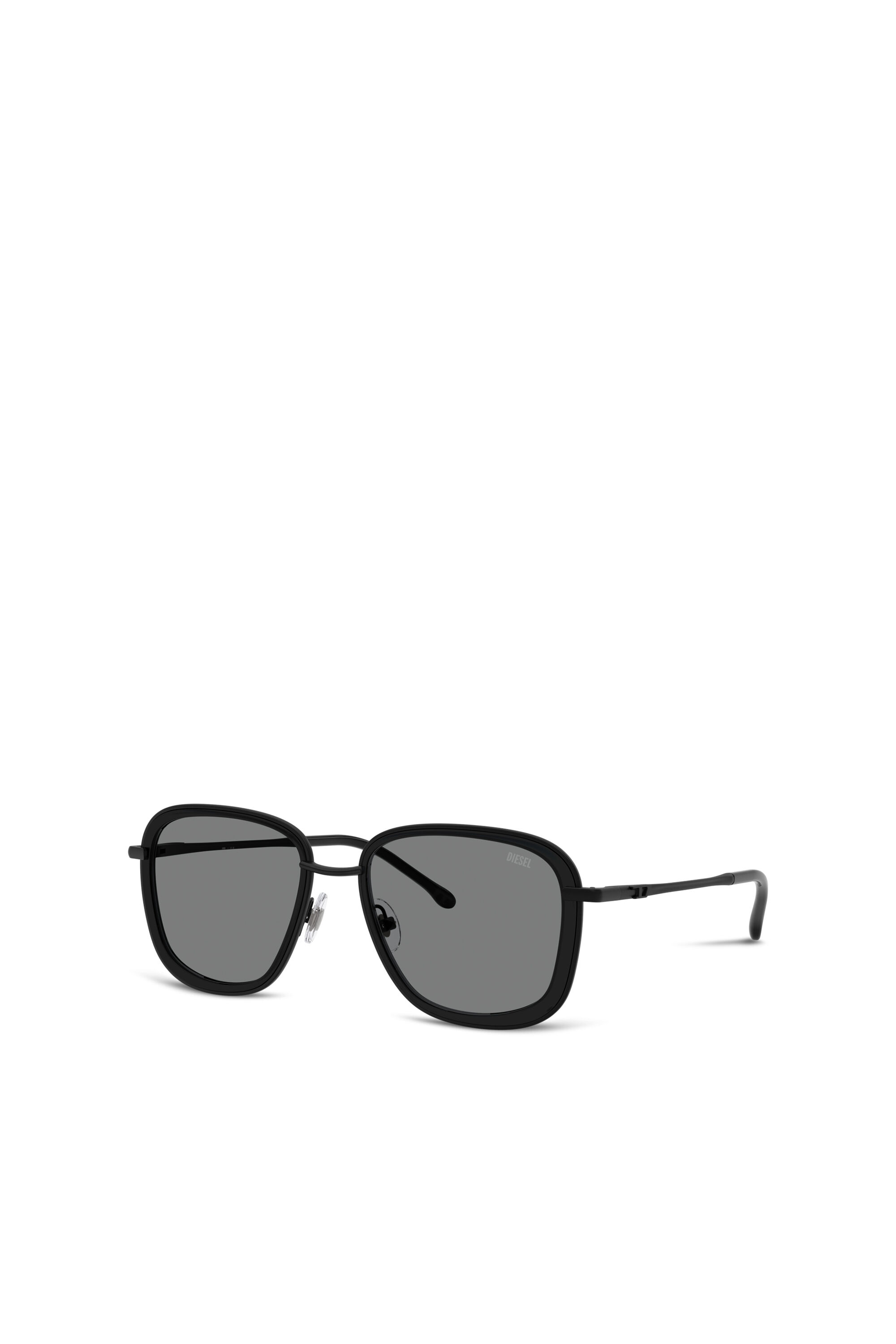 Diesel - 0DL1017, Gafas de sol cuadradas Unisex in Negro - 4