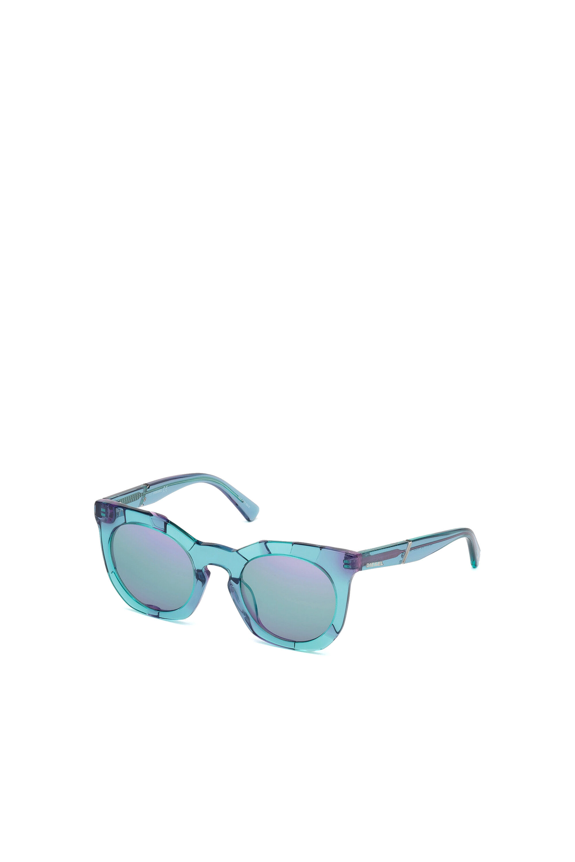 Diesel - DL0270, Gafas en acetato con innovadora estructura visible Mujer in Azul marino - 2