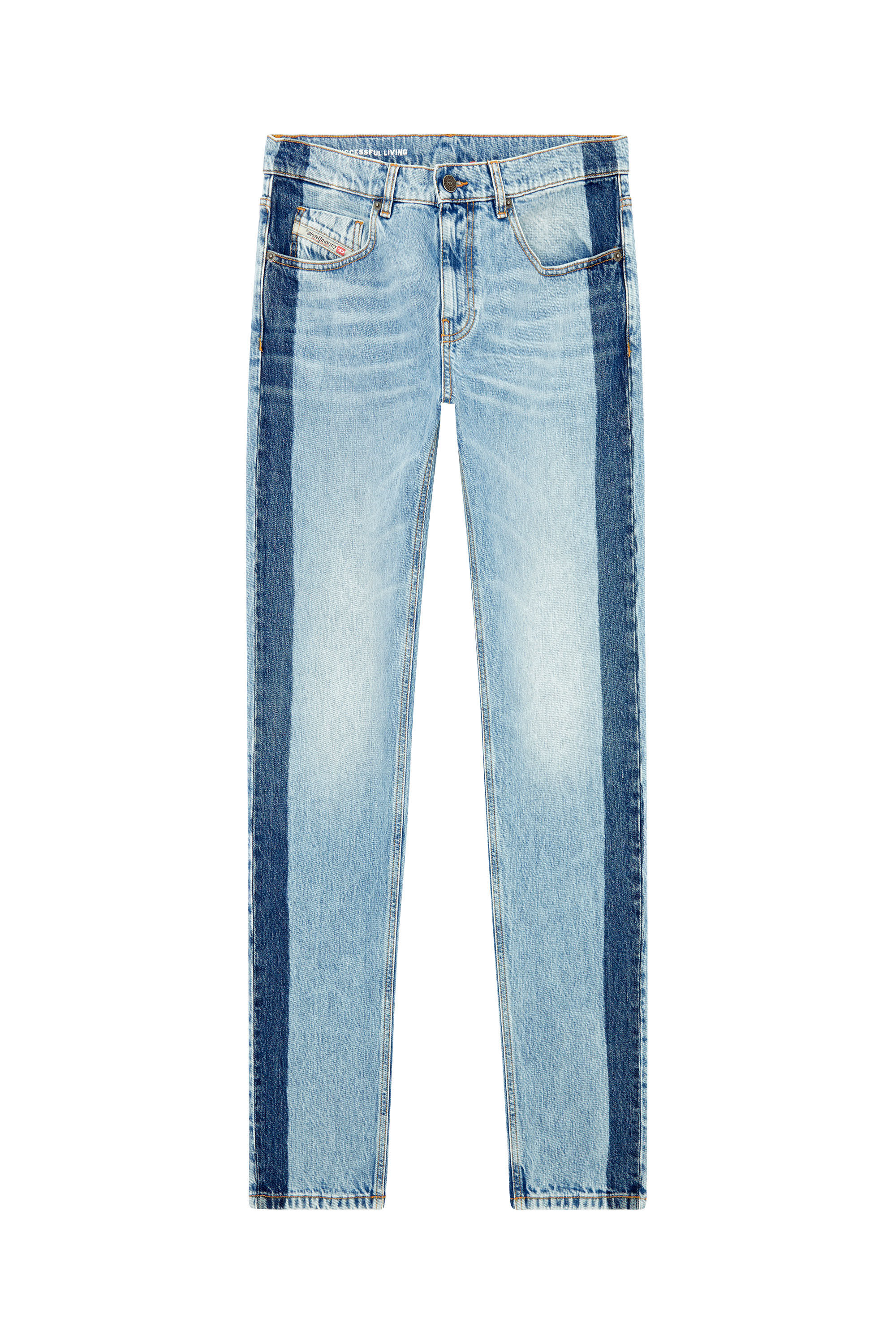 Diesel - Slim Jeans 2019 D-Strukt 0GHAC, Azul Claro - Image 2