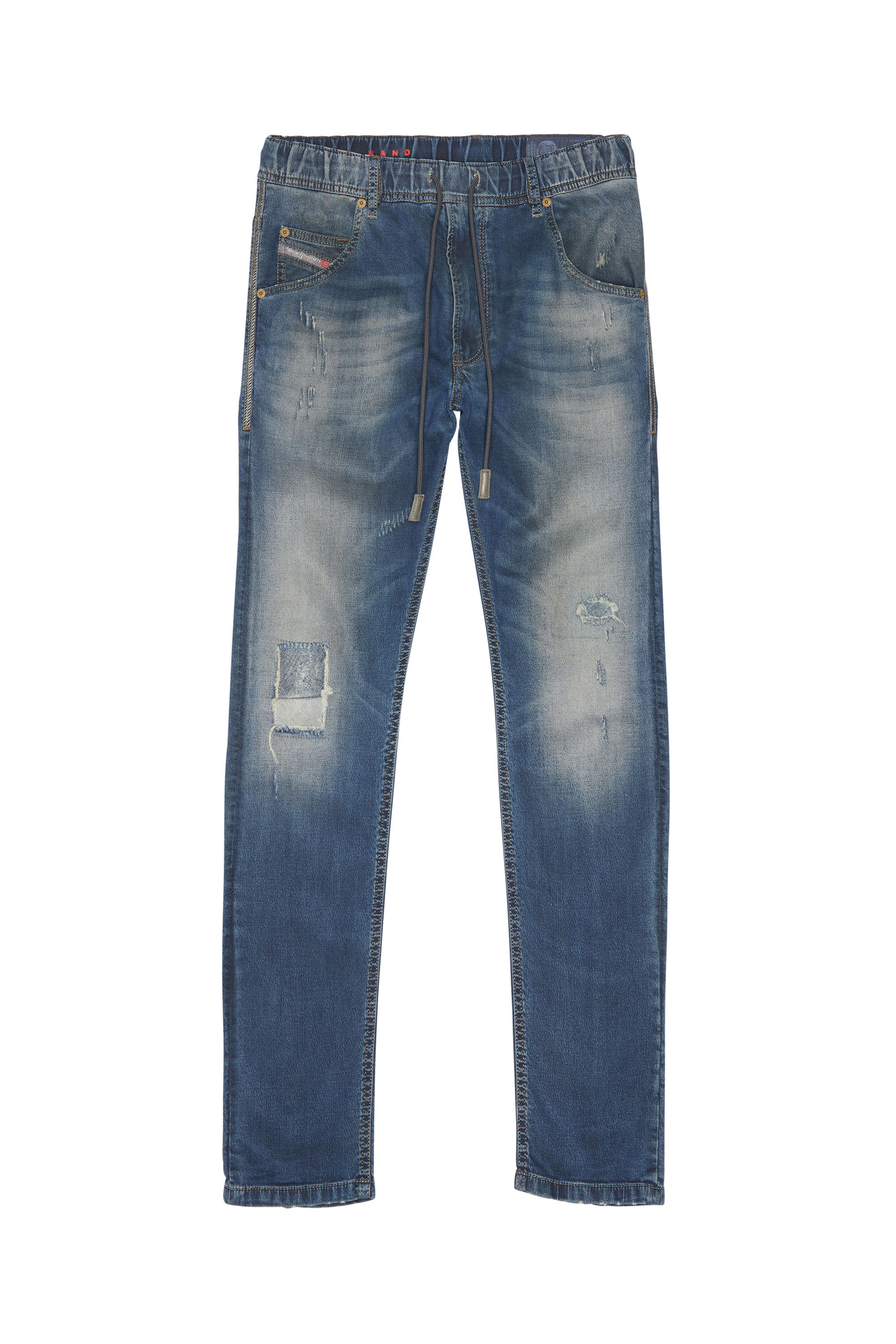 Diesel - KROOLEY JoggJeans®, Diesel Hombre - Vaqueros Azul medio Hombre in Azul marino - 1