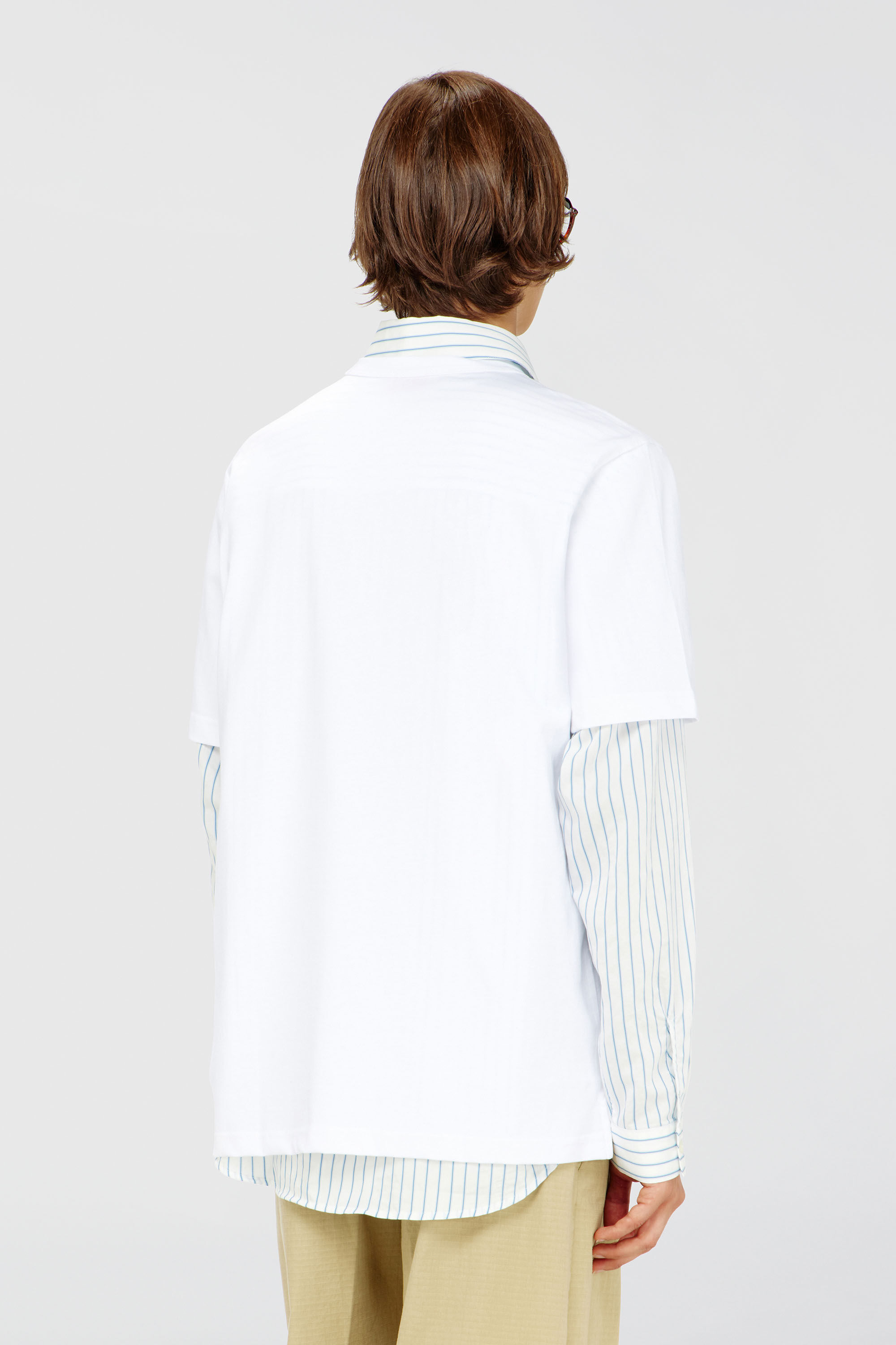 Diesel - T-ADJUST-OD, Camiseta con Oval D met&aacute;lico Hombre in Blanco - 4