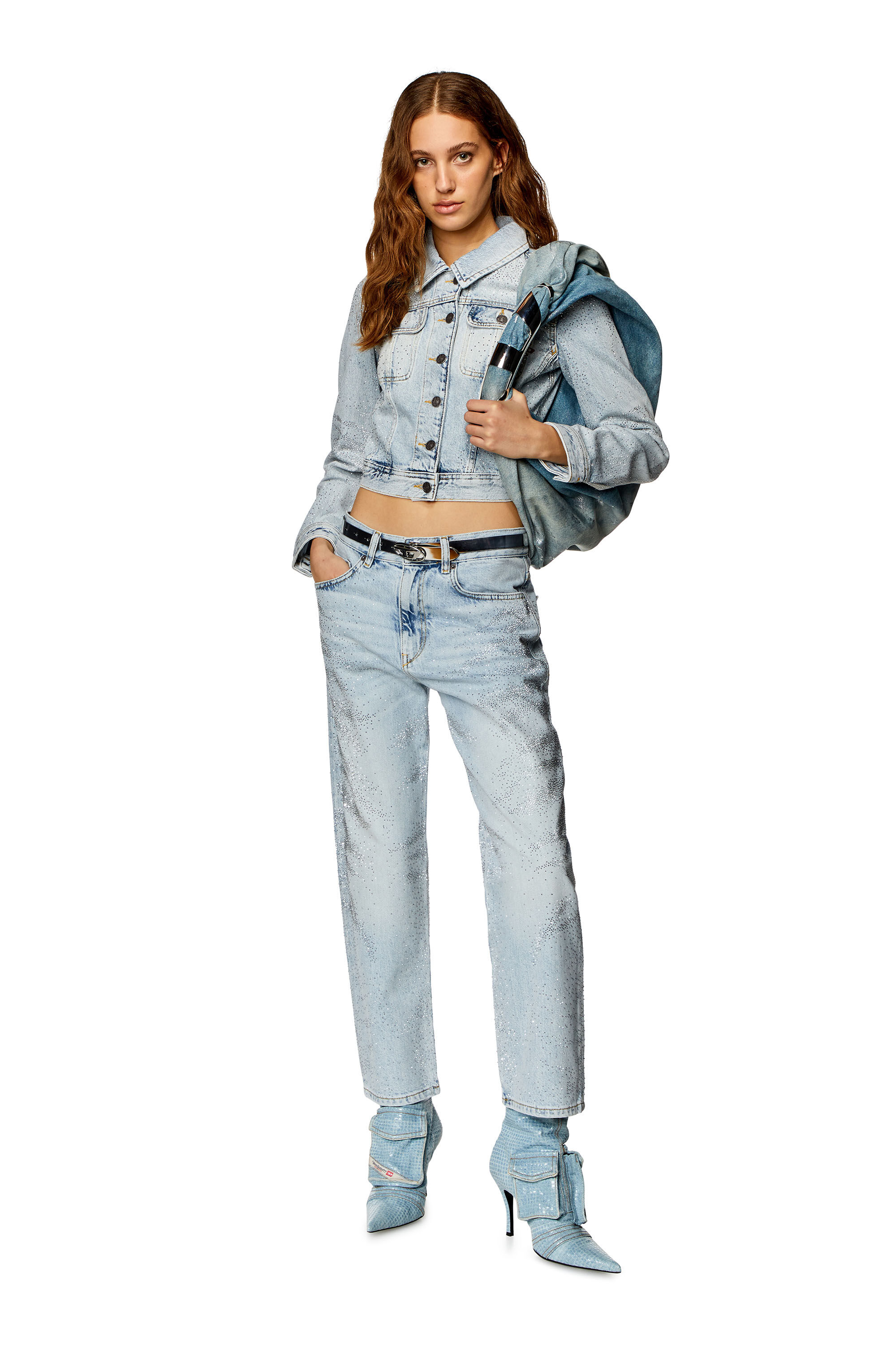 Diesel - Boyfriend Jeans 2016 D-Air 09I86, Azul Claro - Image 1