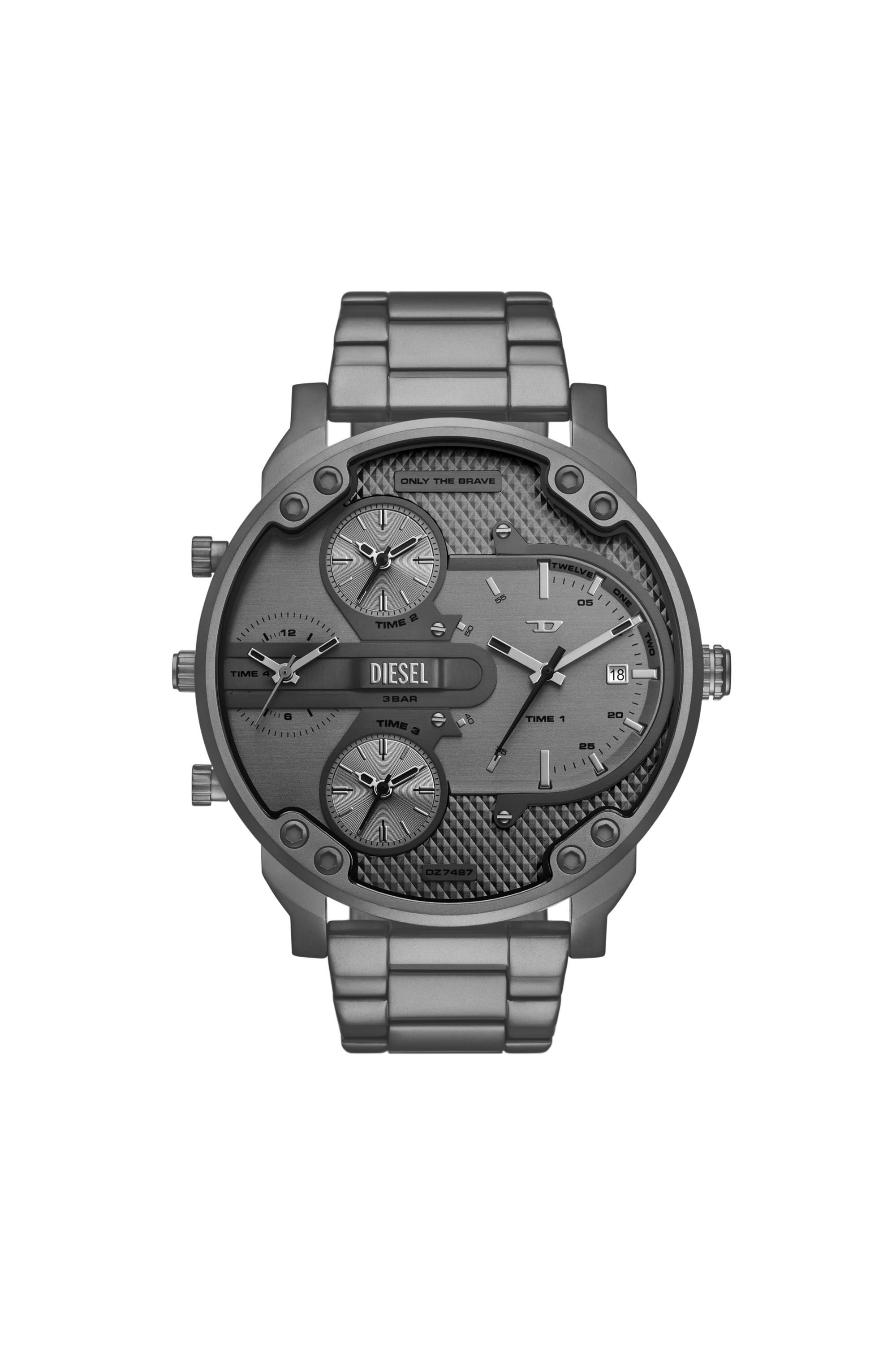 Reloj multi movimiento Mr. Daddy slim Hombre | Gris | Diesel