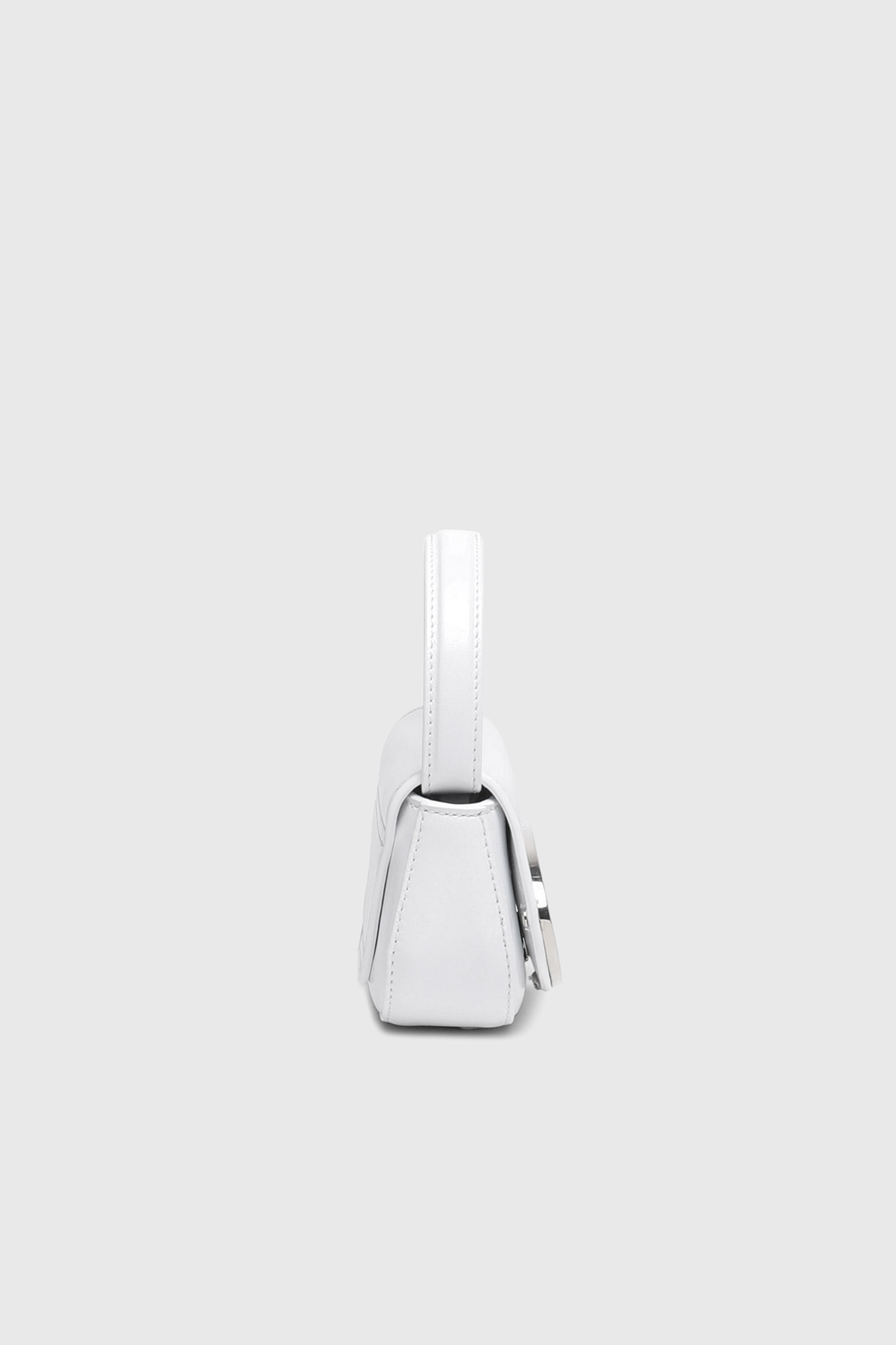 Diesel - 1DR XS, 1DR XS-Minibolso ic&oacute;nico con placa D logo Mujer in Blanco - 5