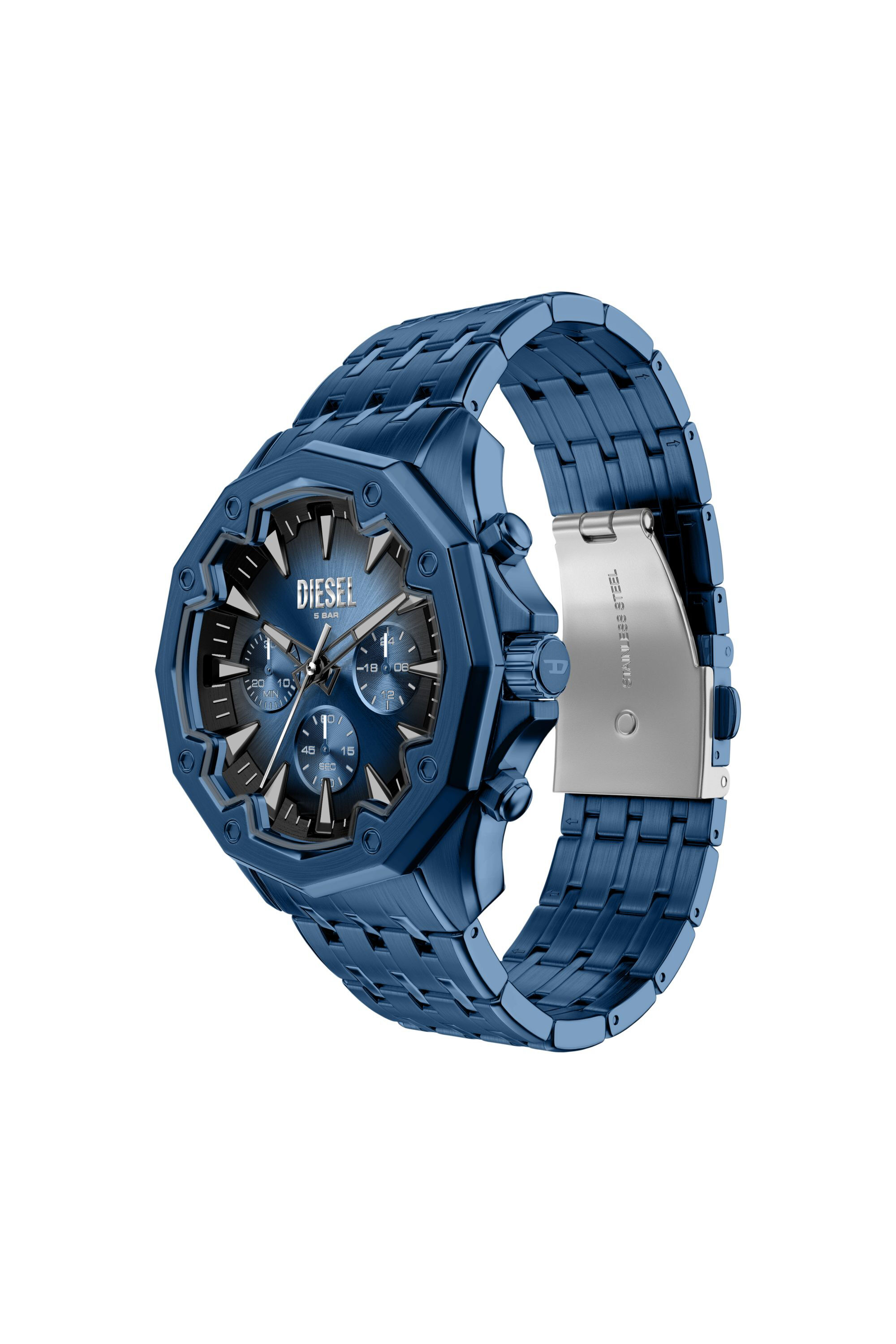 Diesel - DZ4705 WATCH, Reloj Stinger de acero inoxidable azul Hombre in Azul marino - 7