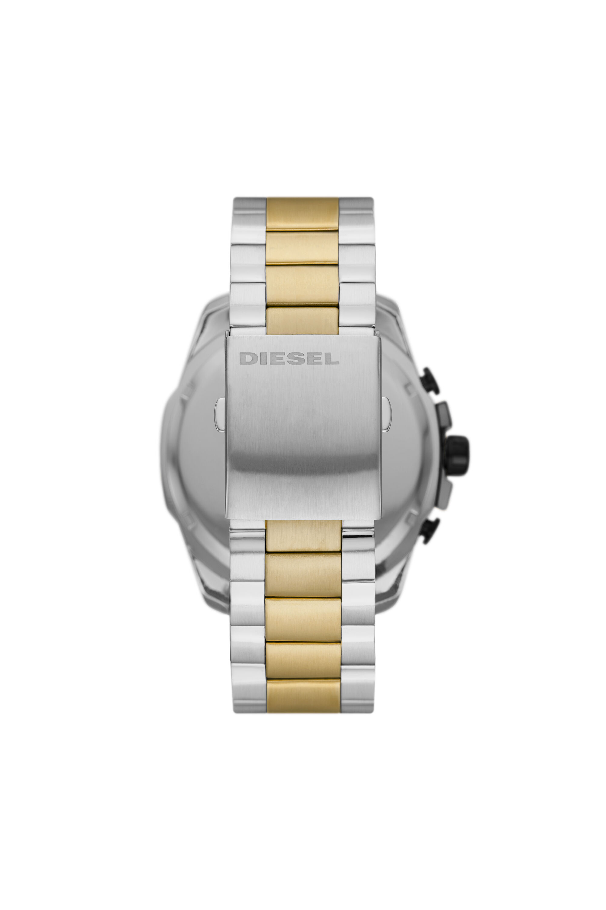 DZ4581: Men's silver and gold stainless steel watch | Diesel