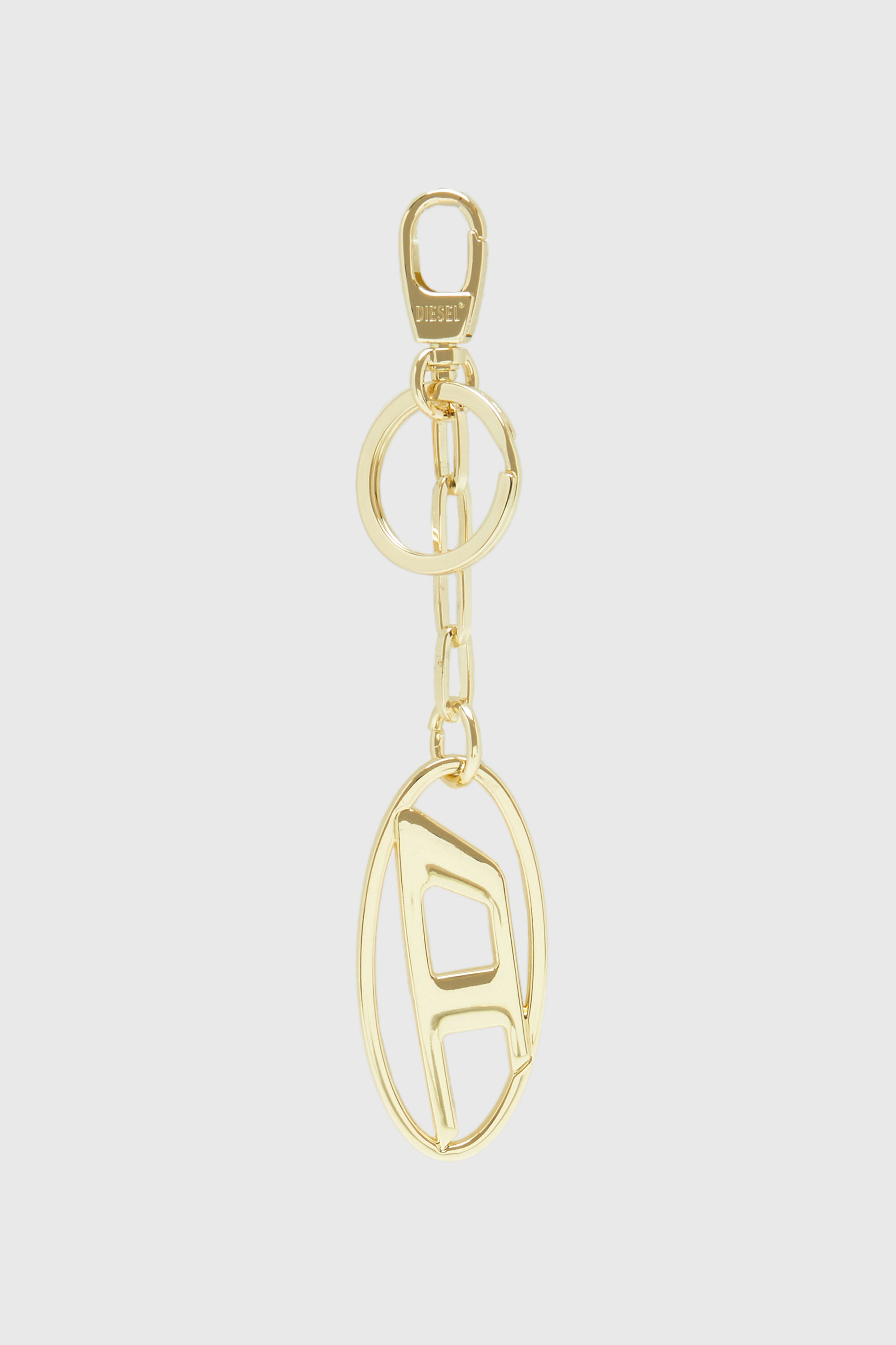 Diesel - HOLY-C, Llavero met&aacute;lico con placa del logotipo Unisex in Dorado - 1