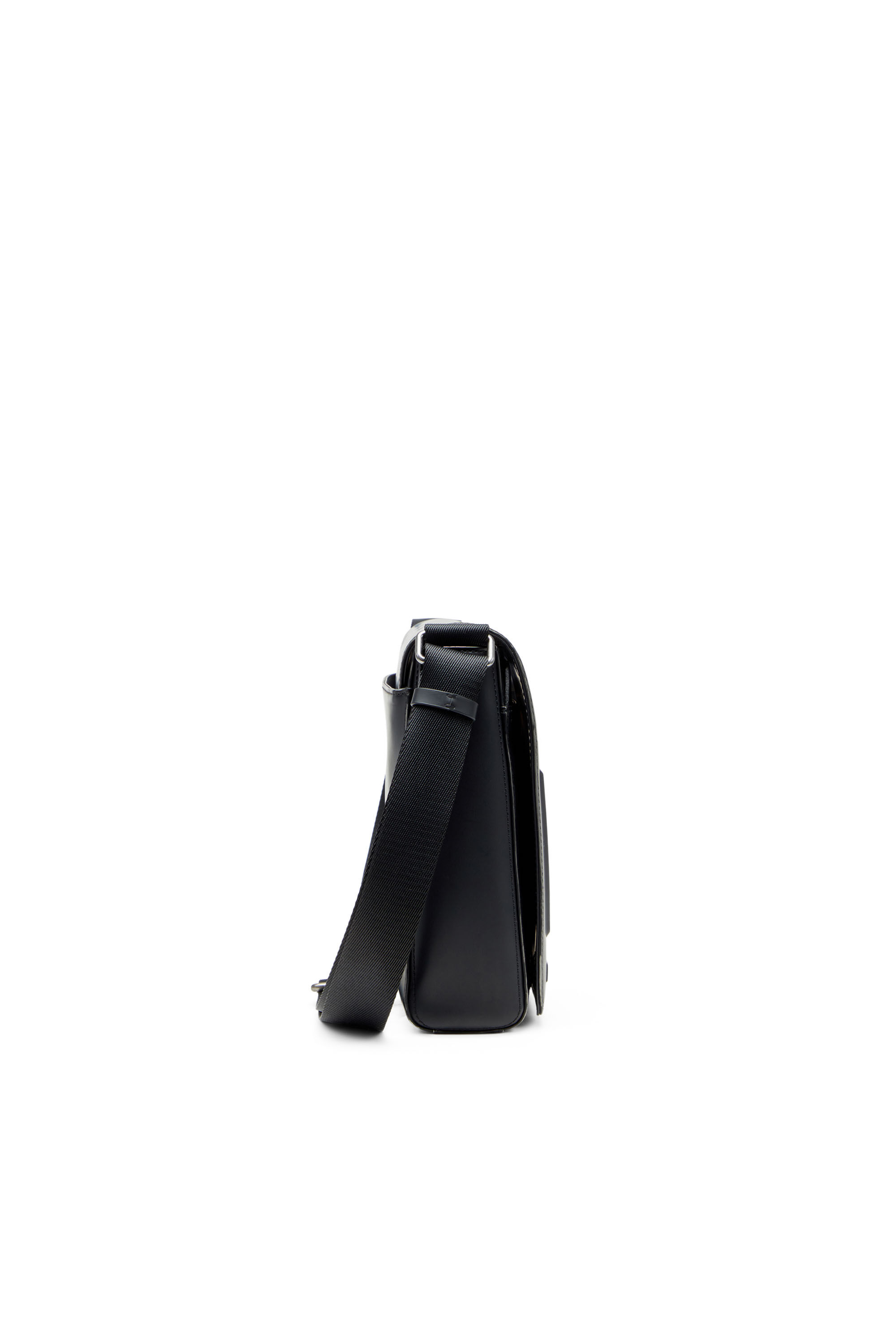 Diesel - DSL 3D MESSENGER S X, Dsl 3D-Bolso tipo messenger de PU cepillado Hombre in Negro - 4