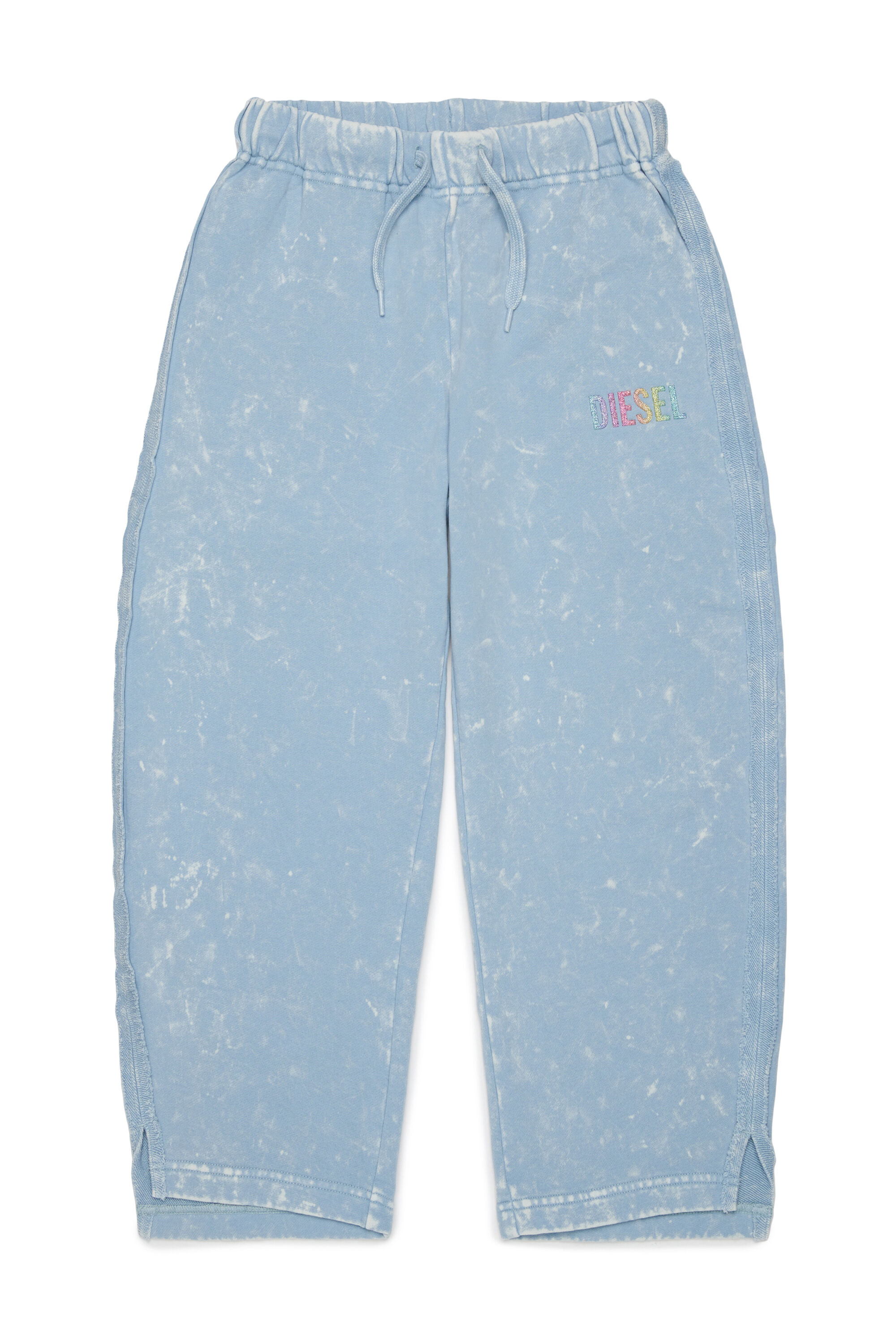 Diesel - PLOXY, Pantal&oacute;n de algod&oacute;n con efecto jaspeado Mujer in Azul marino - 1