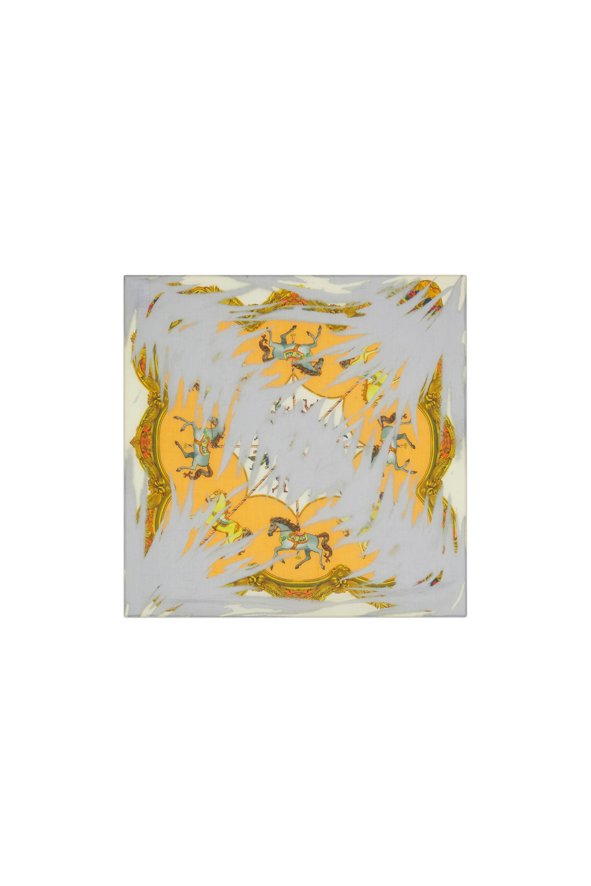 Diesel - S-MARIA, Bufanda con estampado de bandana de caballo Unisex in Multicolor - 1