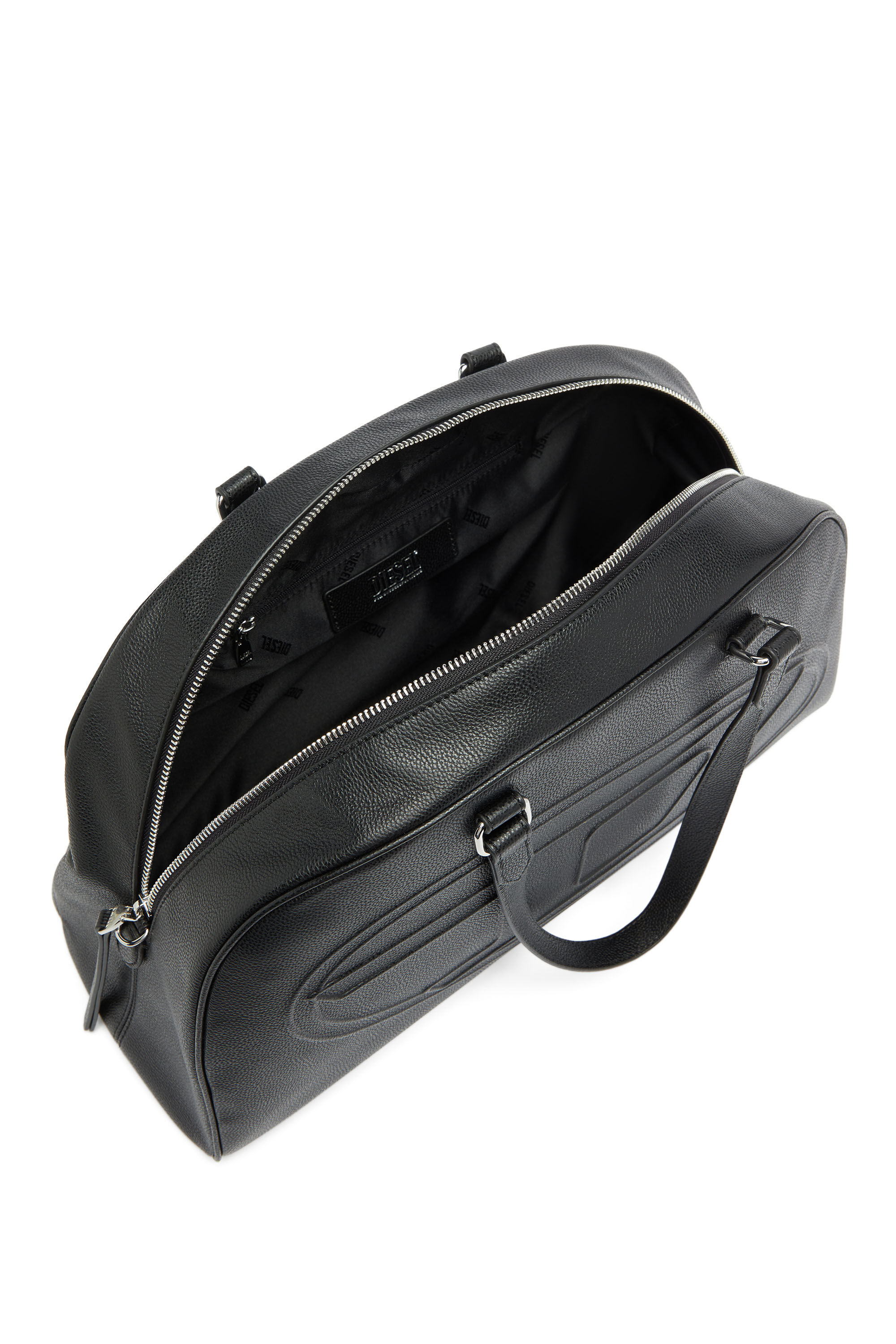 Diesel - 1DR DOME DUFFLE, 1DR Dome - Bolsa de viaje de piel con Logo Oval D Unisex in ToBeDefined - 3