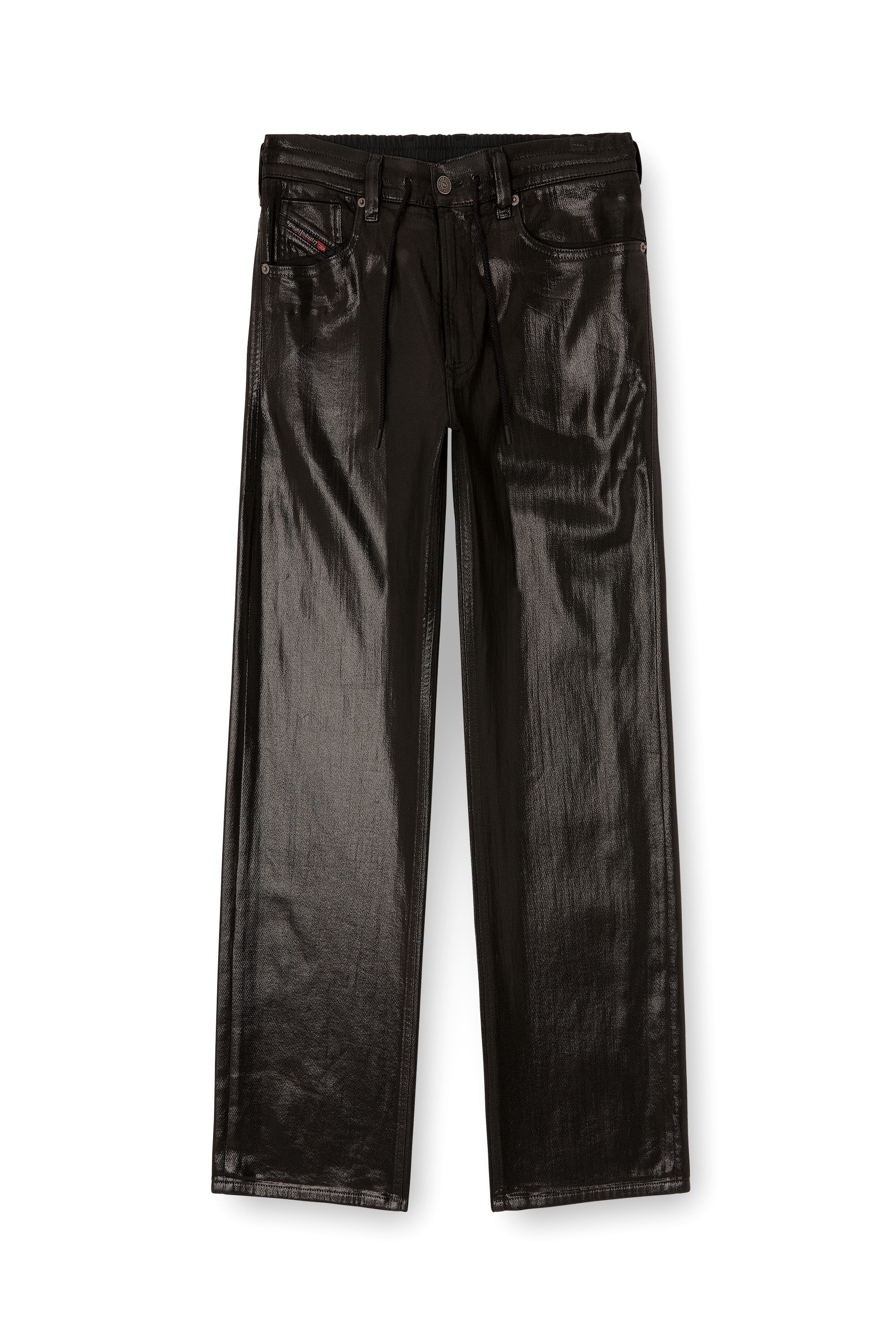 Diesel - Relaxed 2080 D-Reel Joggjeans® 068VD Hombre, Negro/Gris oscuro - 2