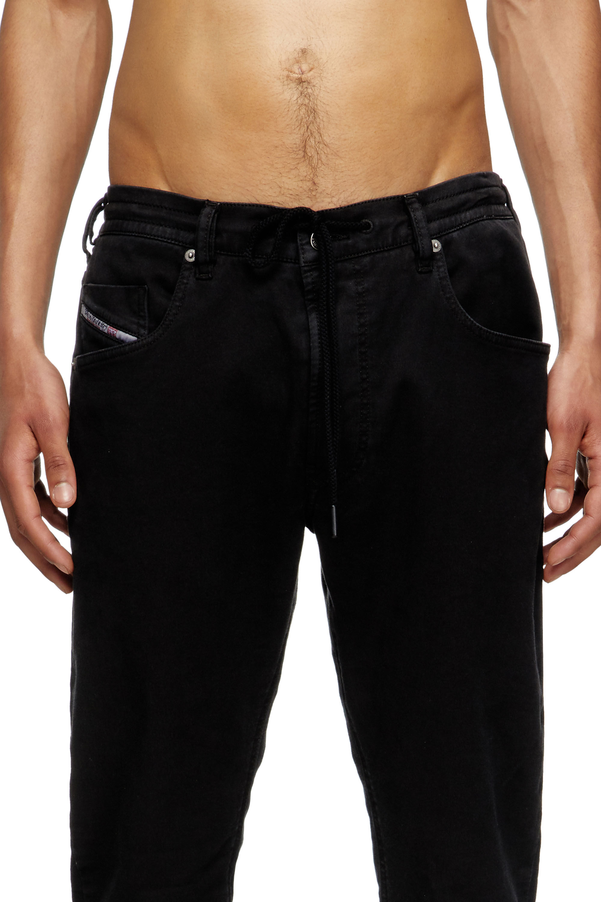 Diesel - Regular 2030 D-Krooley Joggjeans® 068NH Hombre, Negro/Gris oscuro - 5