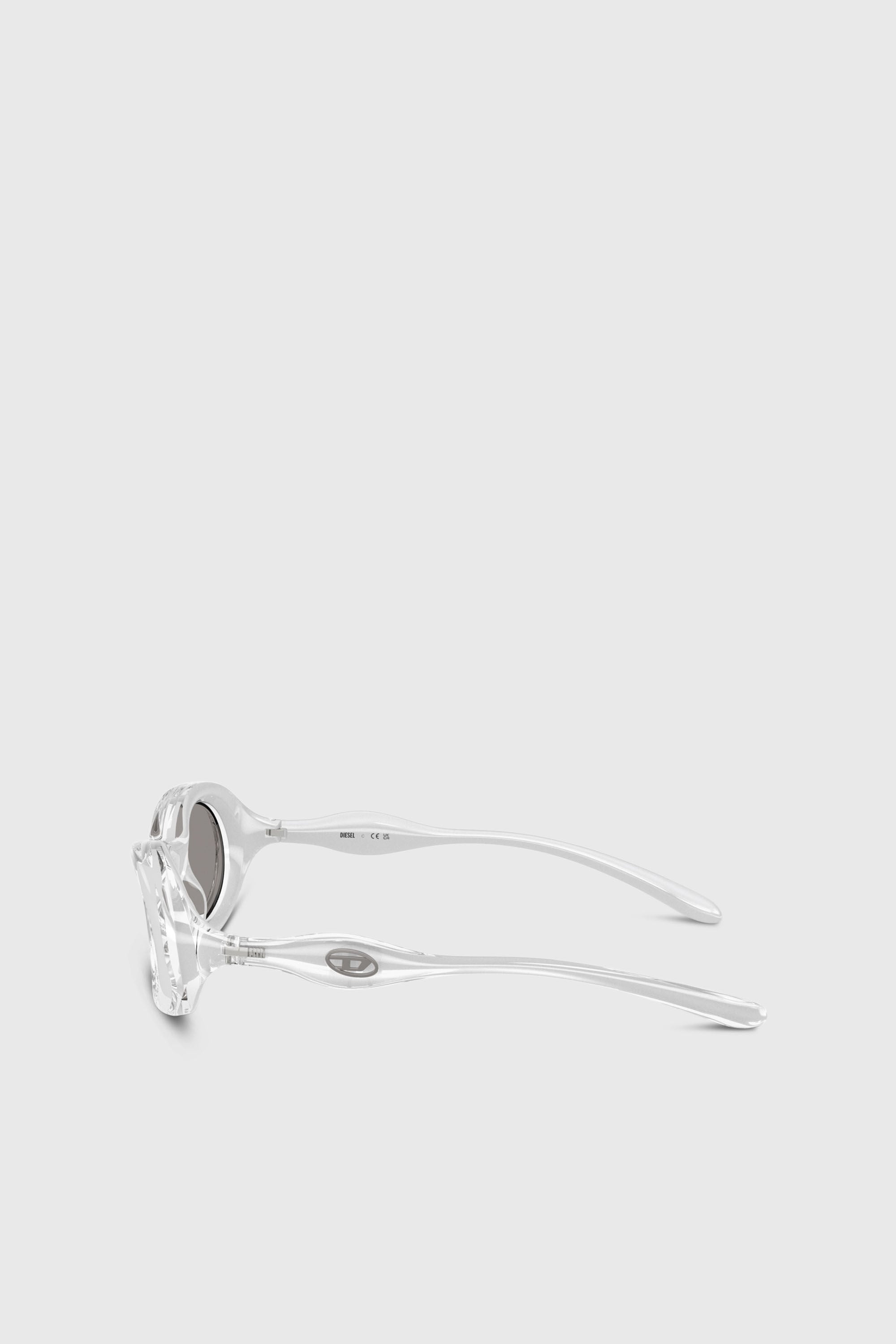 Diesel - 0DL3011U, Unisex's Oval sunglasses in Grey - 2