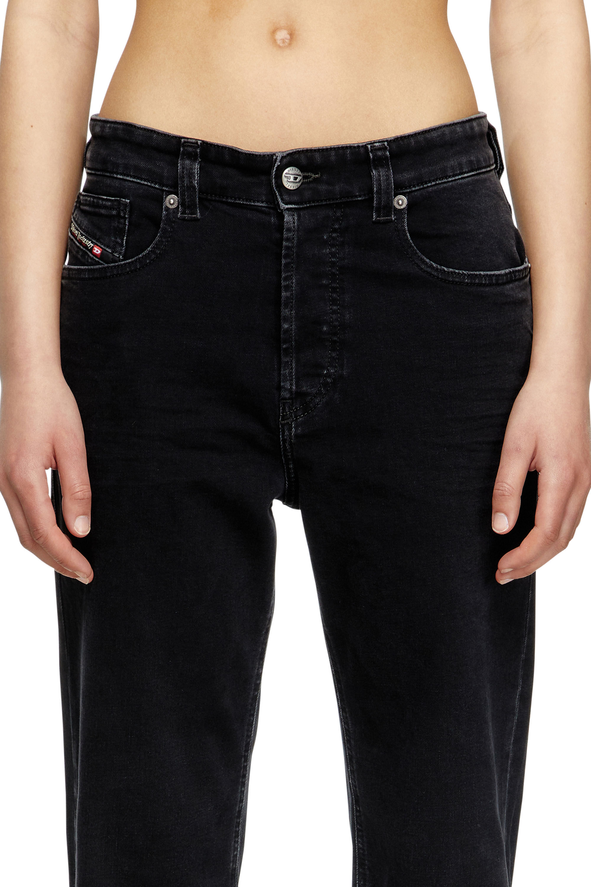 Diesel - Regular Jeans 1988 D-Ark 09M69 Mujer, Negro/Gris oscuro - 5