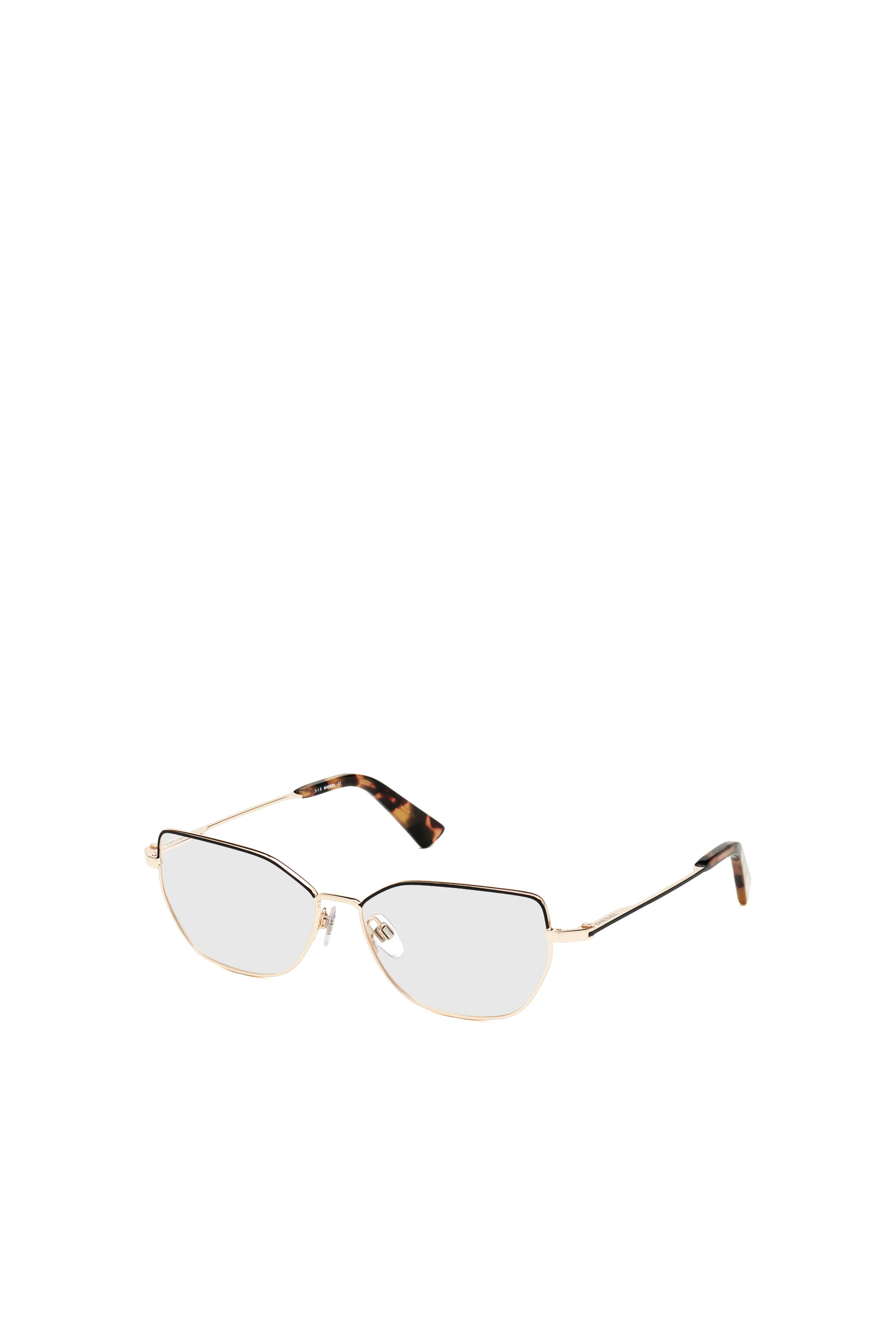 Diesel - DL5355, Gafas metálicas cat-eye Mujer in Rosa - 2