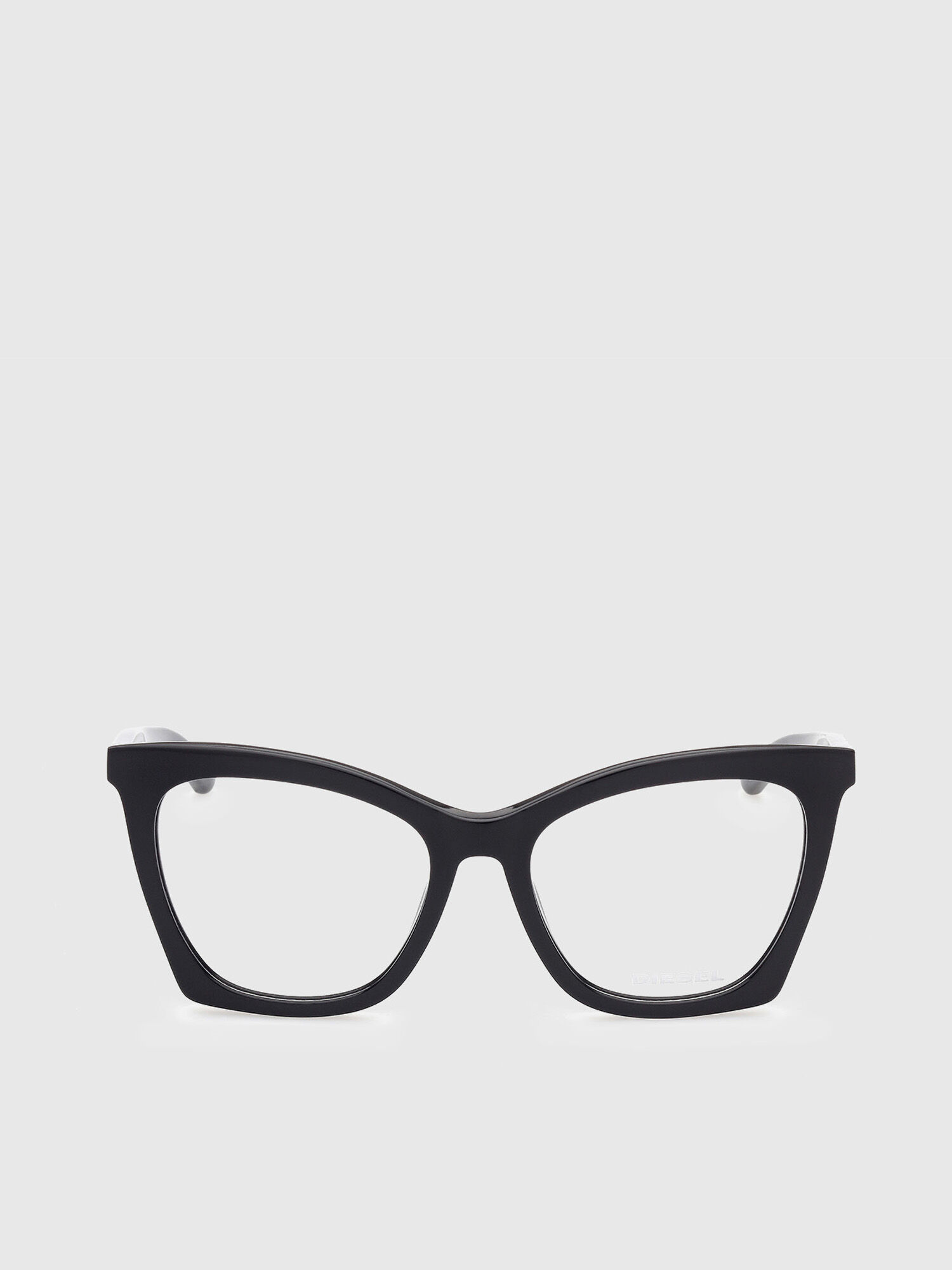 Diesel - DL5400, Gafas con montura oversize en forma de mariposa Mujer in Negro - 1