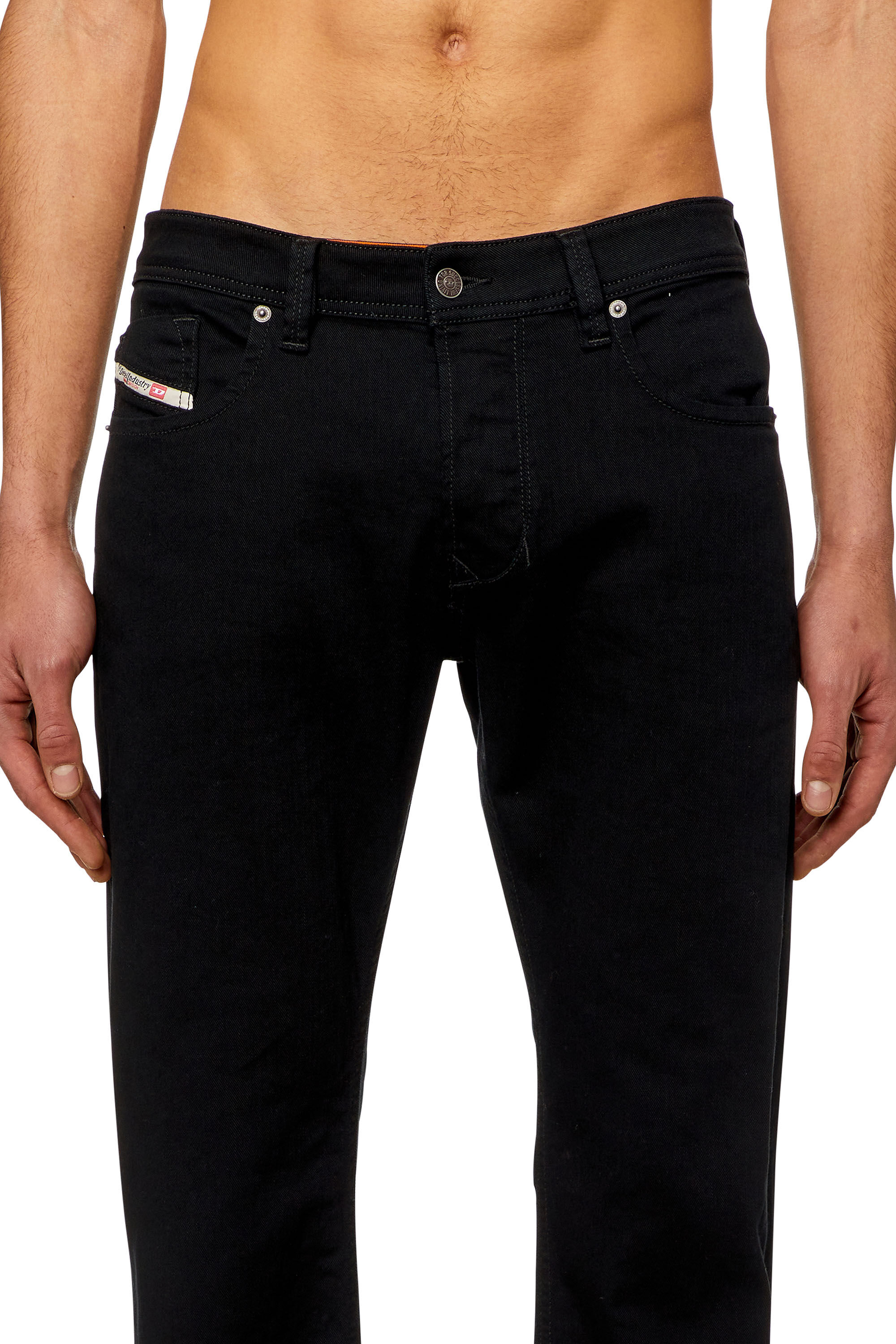 Diesel - Straight Jeans 1985 Larkee 0688H, Negro/Gris oscuro - Image 5