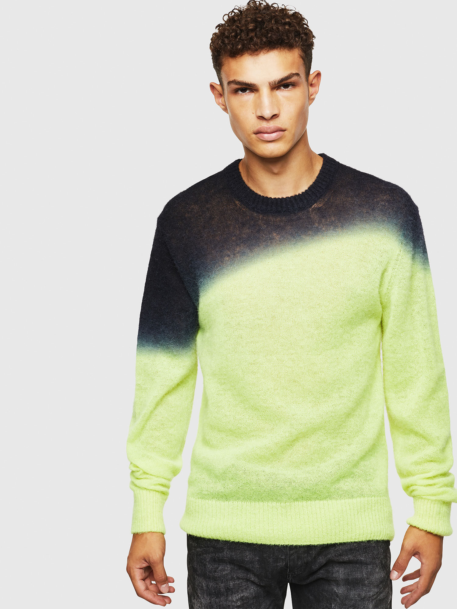 FIND Jersey de Punto Efecto Degradado para Hombre