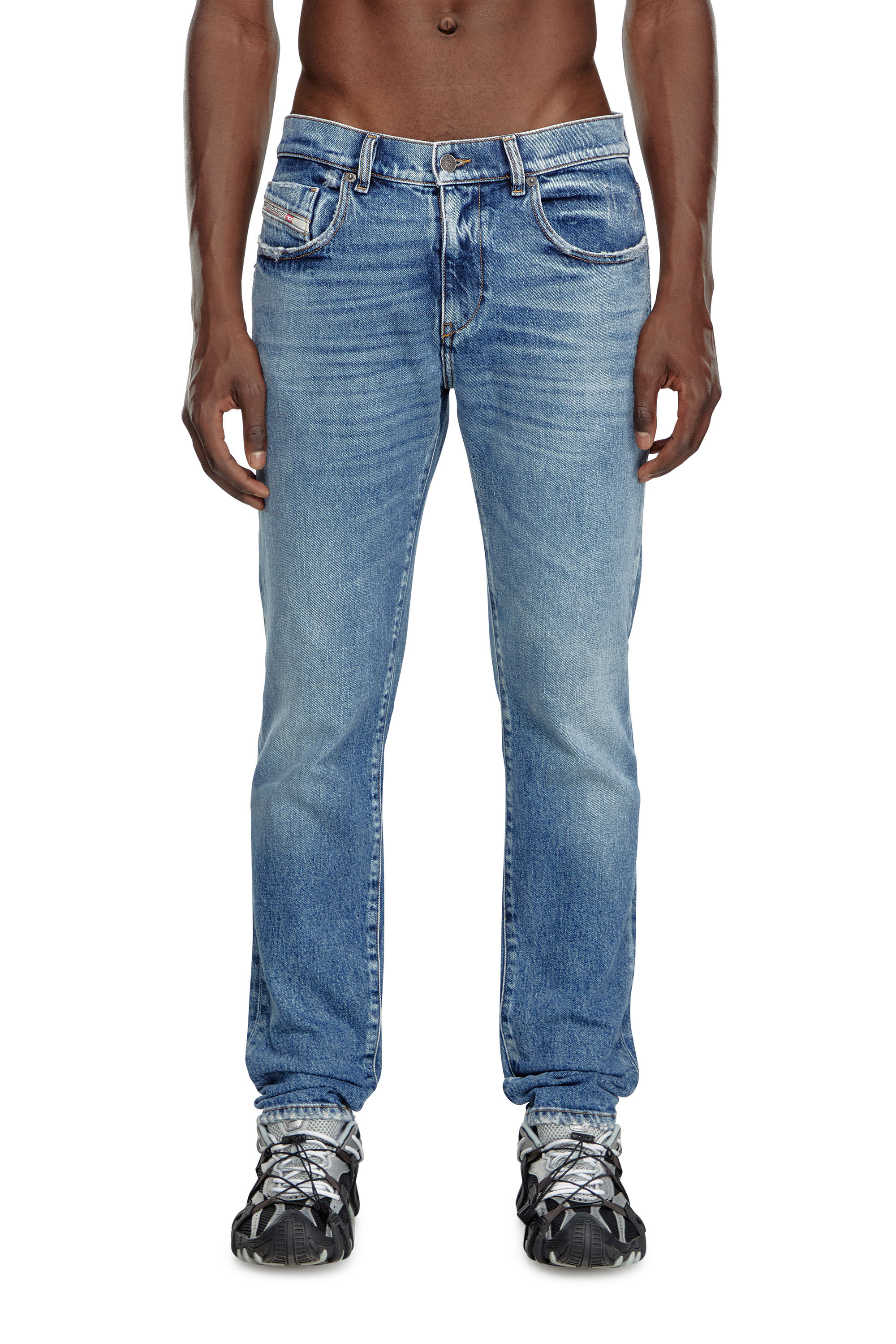 2019 D STRUKT Hombre Essential Vaqueros Slim Azul medio Diesel