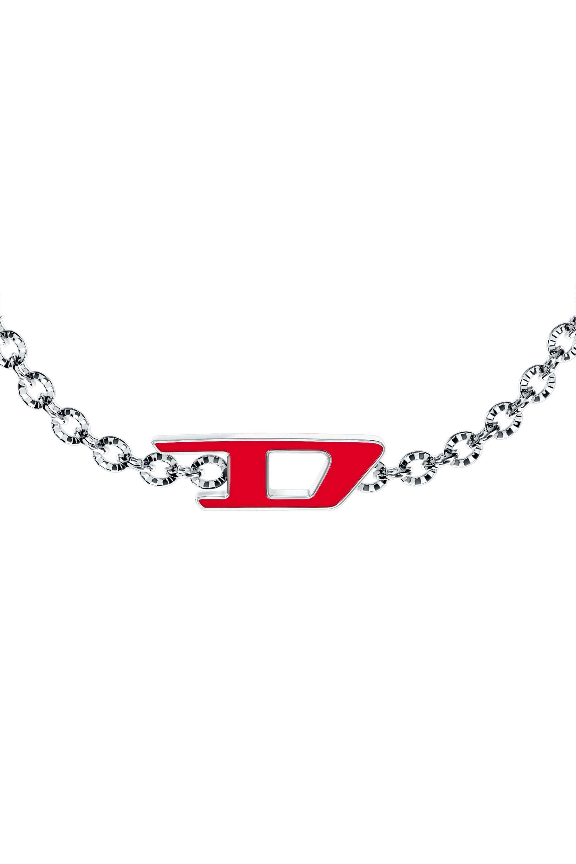 Diesel - DX1691040 JEWELLERY, Pulsera de cadena de acero inoxidable Unisex in Plateado - 3