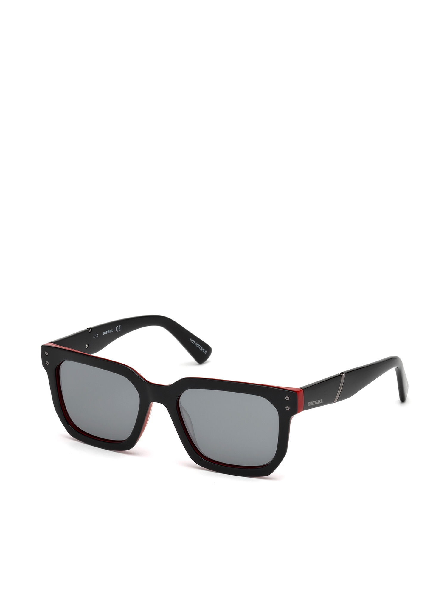Diesel - DL0253, Gafas con hendidura interna Hombre in Negro - 5