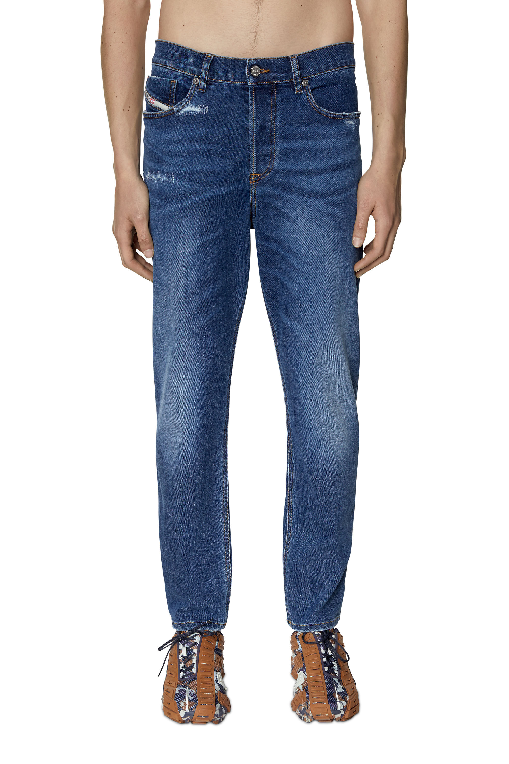 Diesel - 2005 D-FINING 09E07 Tapered Jeans, Azul medio - Image 3