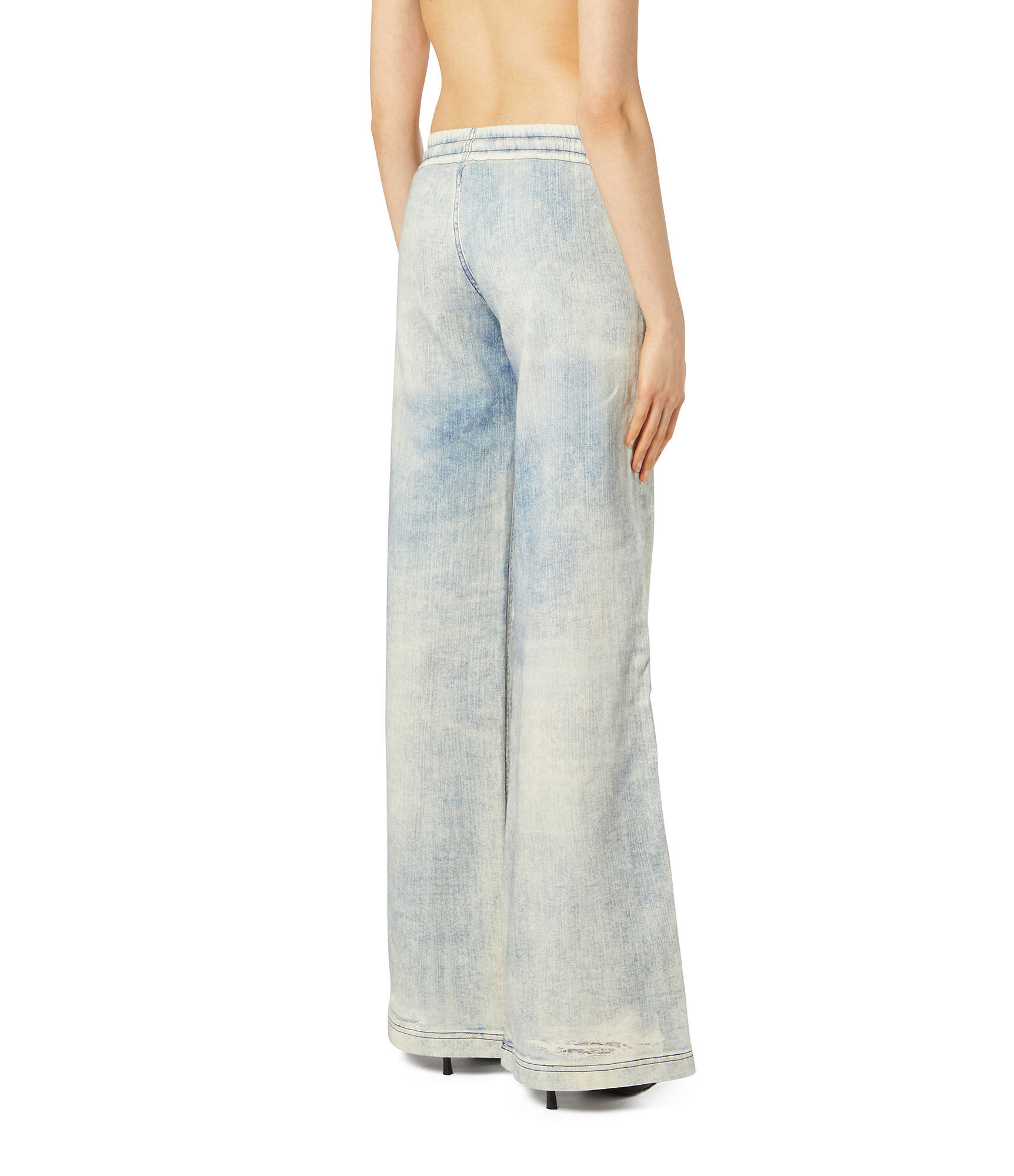 Diesel - Relaxed 2078 D-Ainty Joggjeans&reg; 068XM Mujer, Azul Claro - 2