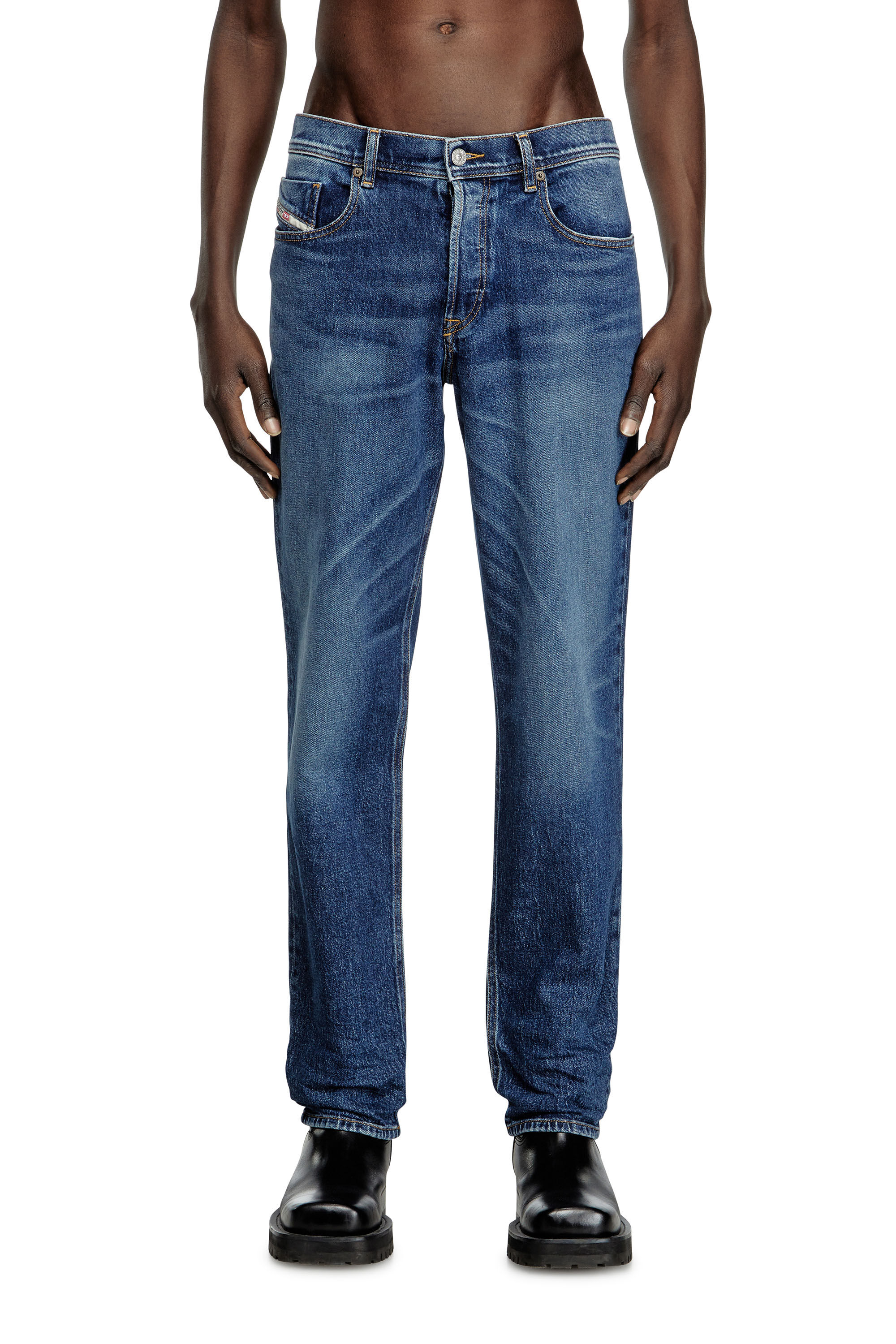 Diesel - Regular Jeans 2023 D-Finitive 09L21 Hombre, Azul Oscuro - 3