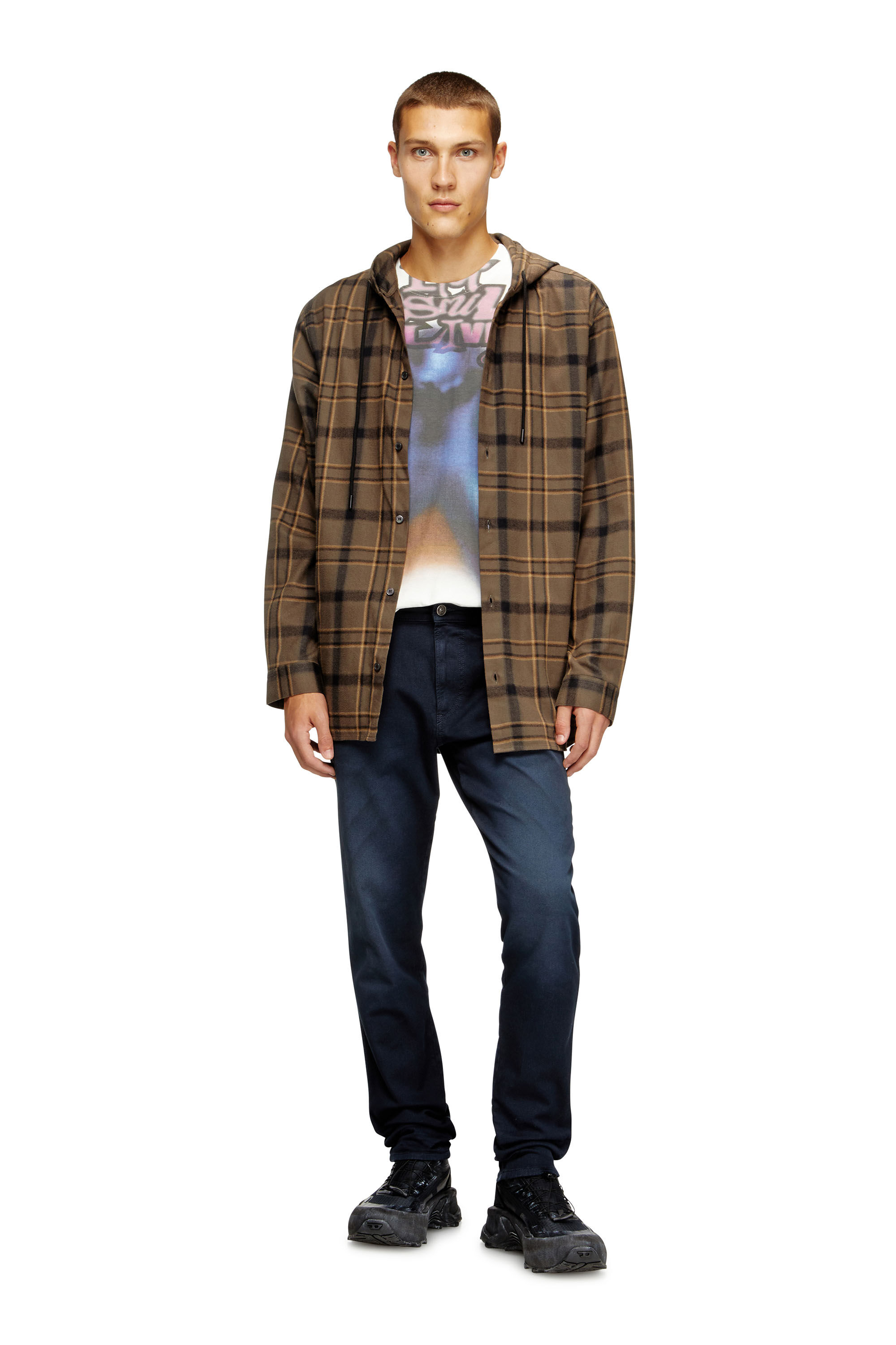 Diesel - Slim 2062 D-Strukt Joggjeans® 0670M Hombre, Azul Oscuro - 1