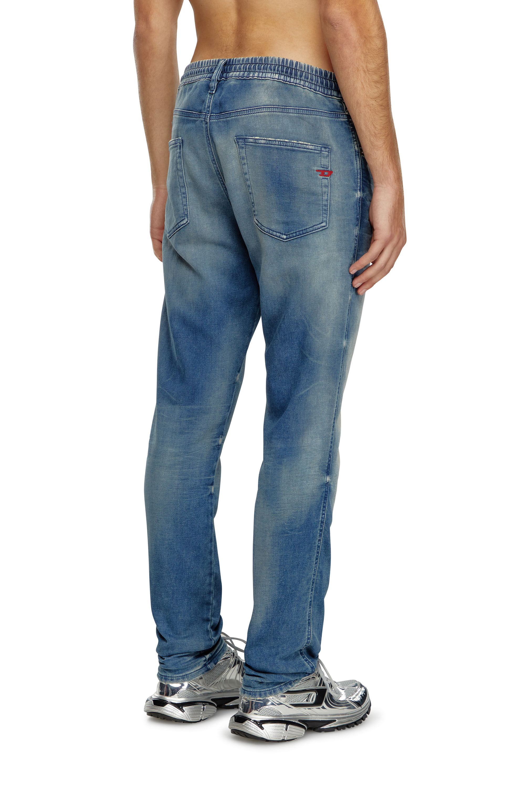 Diesel - Hombre Slim 2060 D-Strukt Joggjeans® 068MG, Azul medio - Image 4