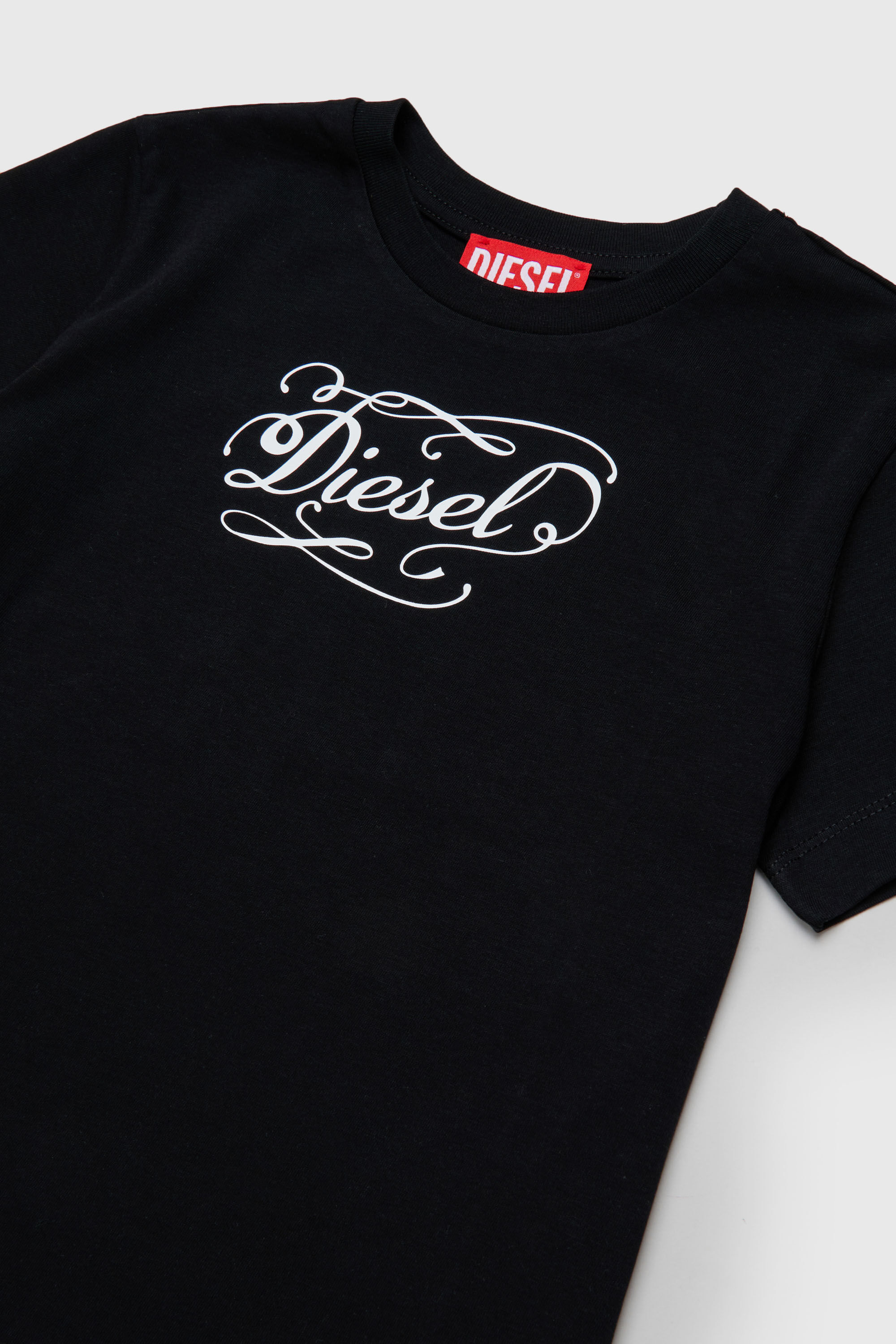 Diesel - TORSAL, Camiseta de algod&oacute;n con estampado de logo divertido Mujer in Negro - 3