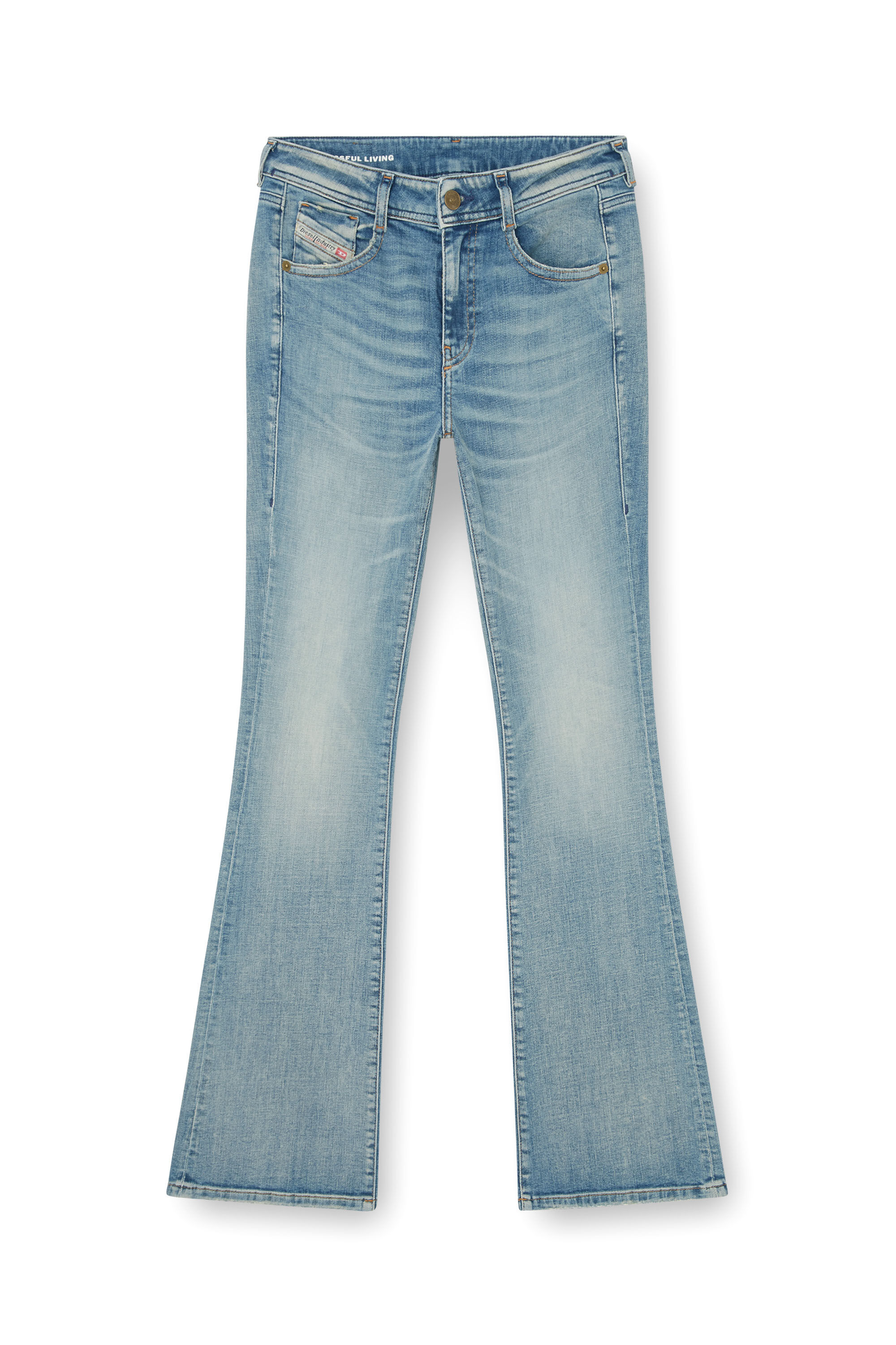 Diesel - Bootcut Jeans 1969 D-Ebbey 09P42 Mujer, Azul Claro - 6