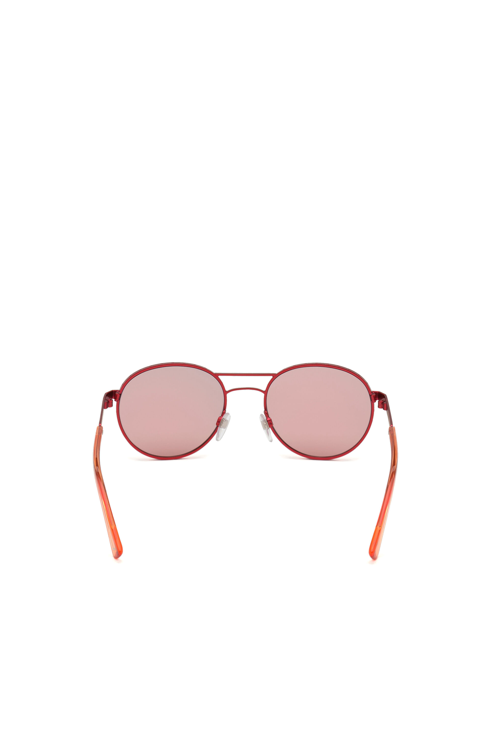 Diesel - DL0265, Gafas redondeadas en metal y acetato Unisex in Rosa - 3