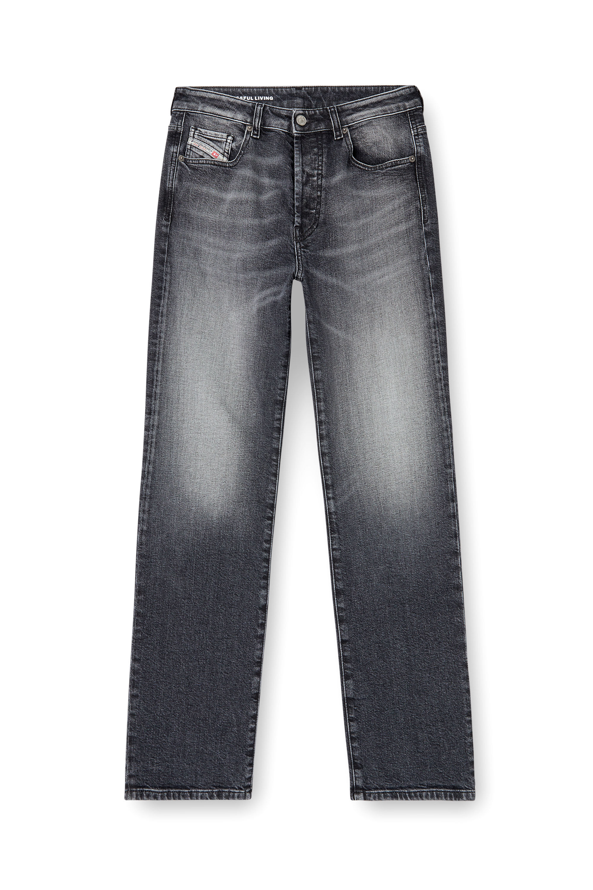 Diesel - Regular Jeans 1989 D-Mine 09L53 Mujer, Negro/Gris oscuro - 2