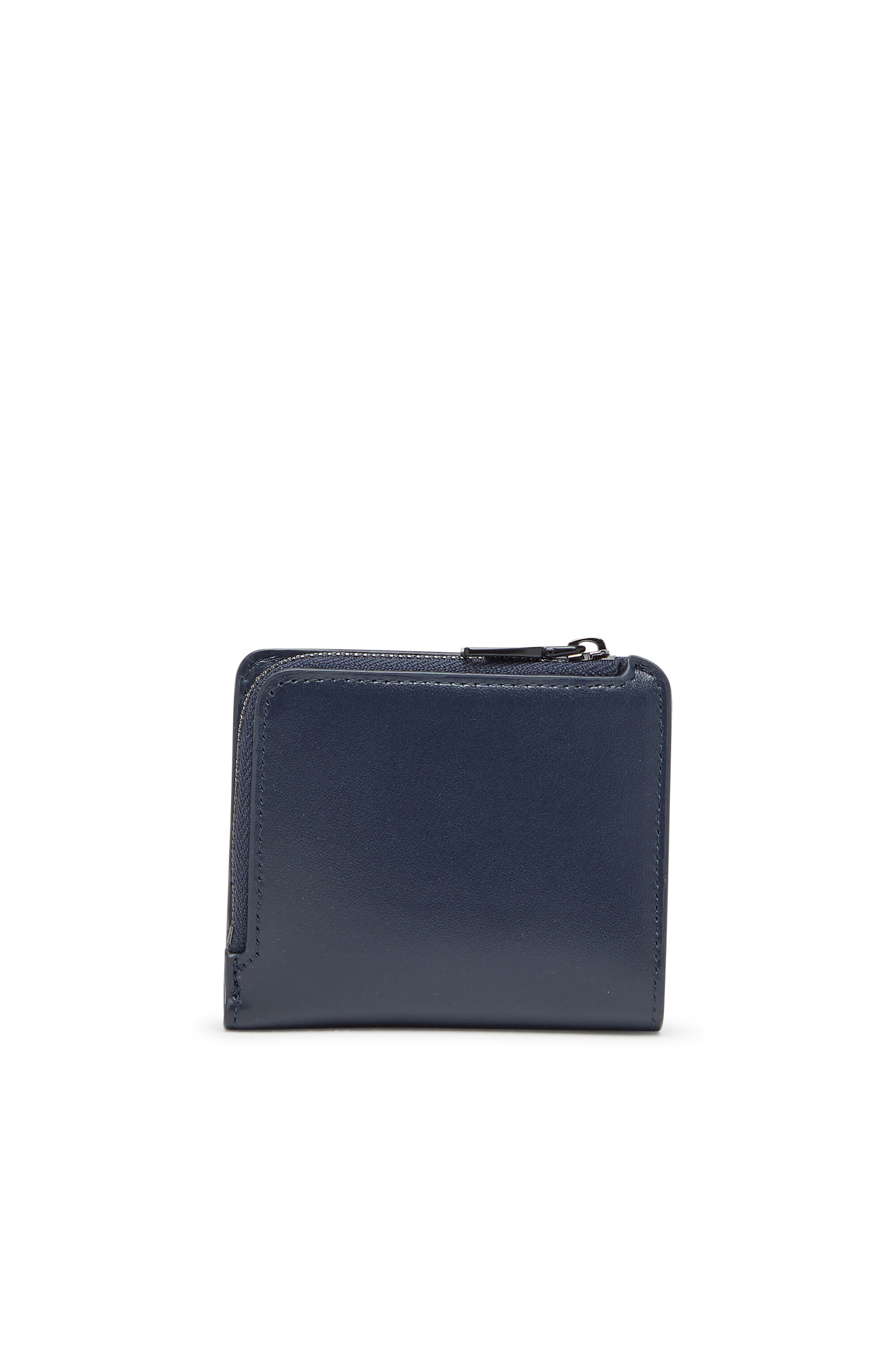 Diesel - HOLI -D BI FOLD ZIP L, Tarjetero de cuero con cremallera Hombre in Azul marino - 2