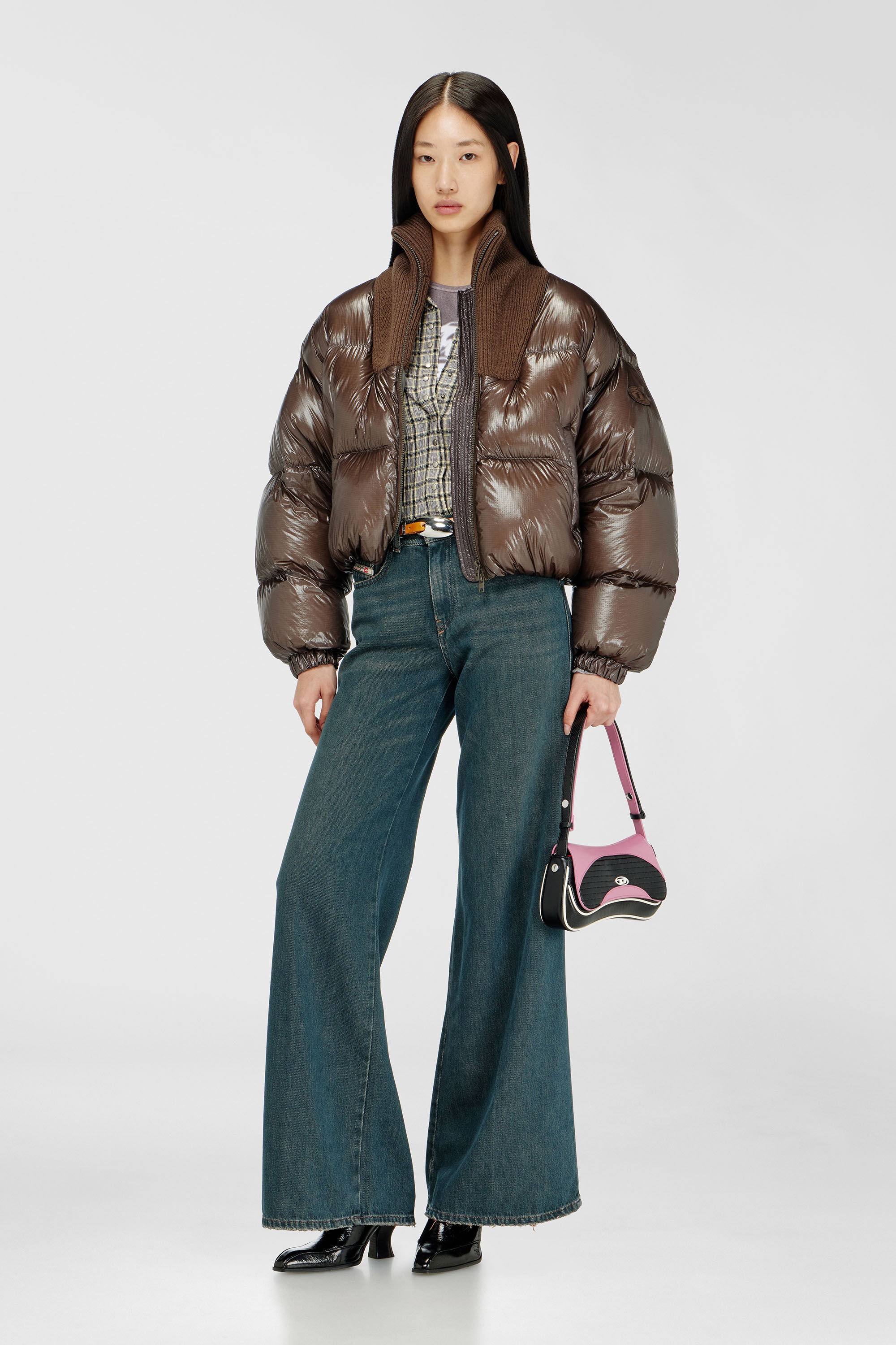 Diesel - Flare Jeans 1978 D-Akemi 09P83 Mujer, Azul Oscuro - 2