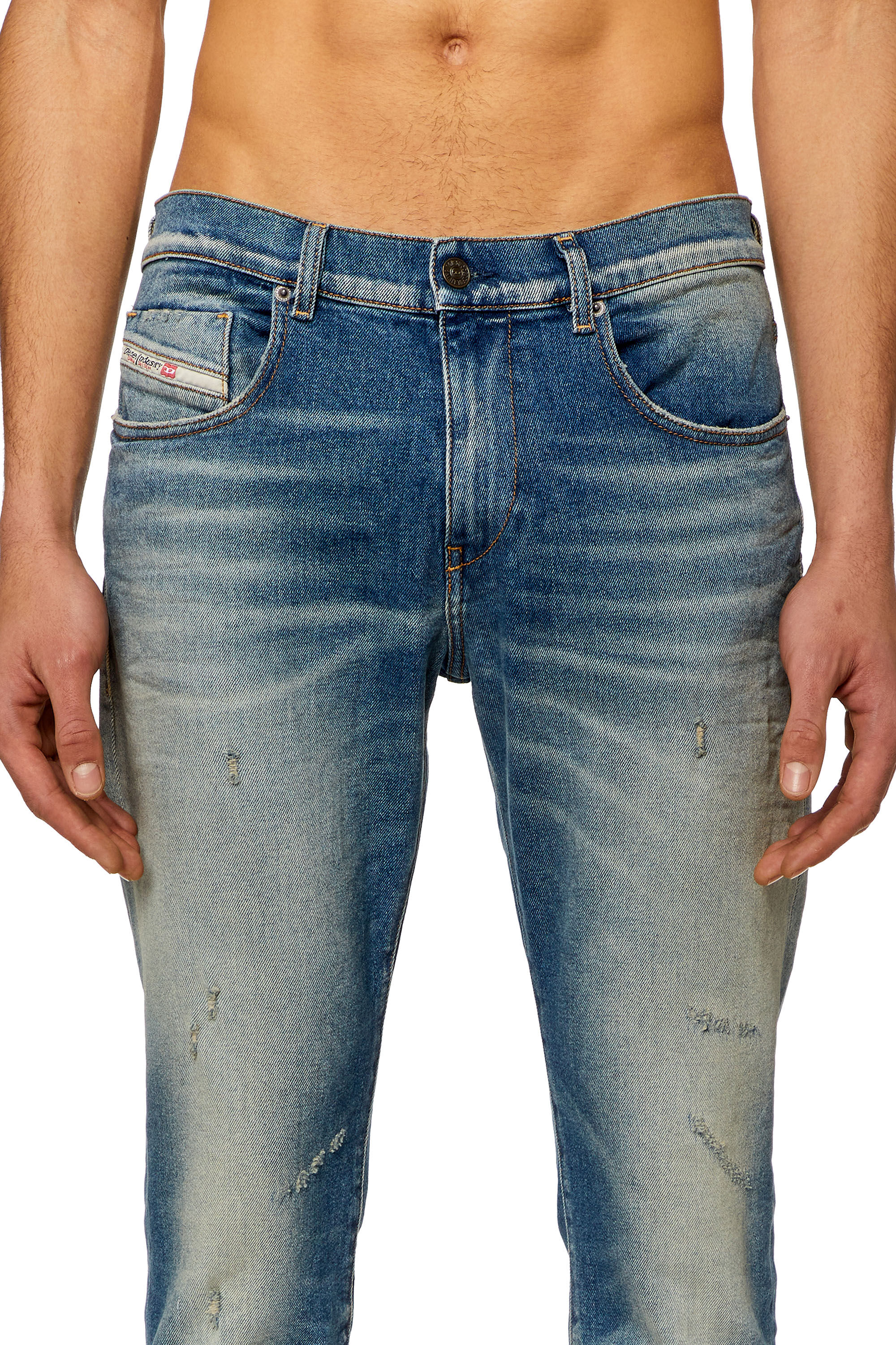 Diesel - Slim Jeans 2019 D-Strukt 09H55, Azul Claro - Image 5
