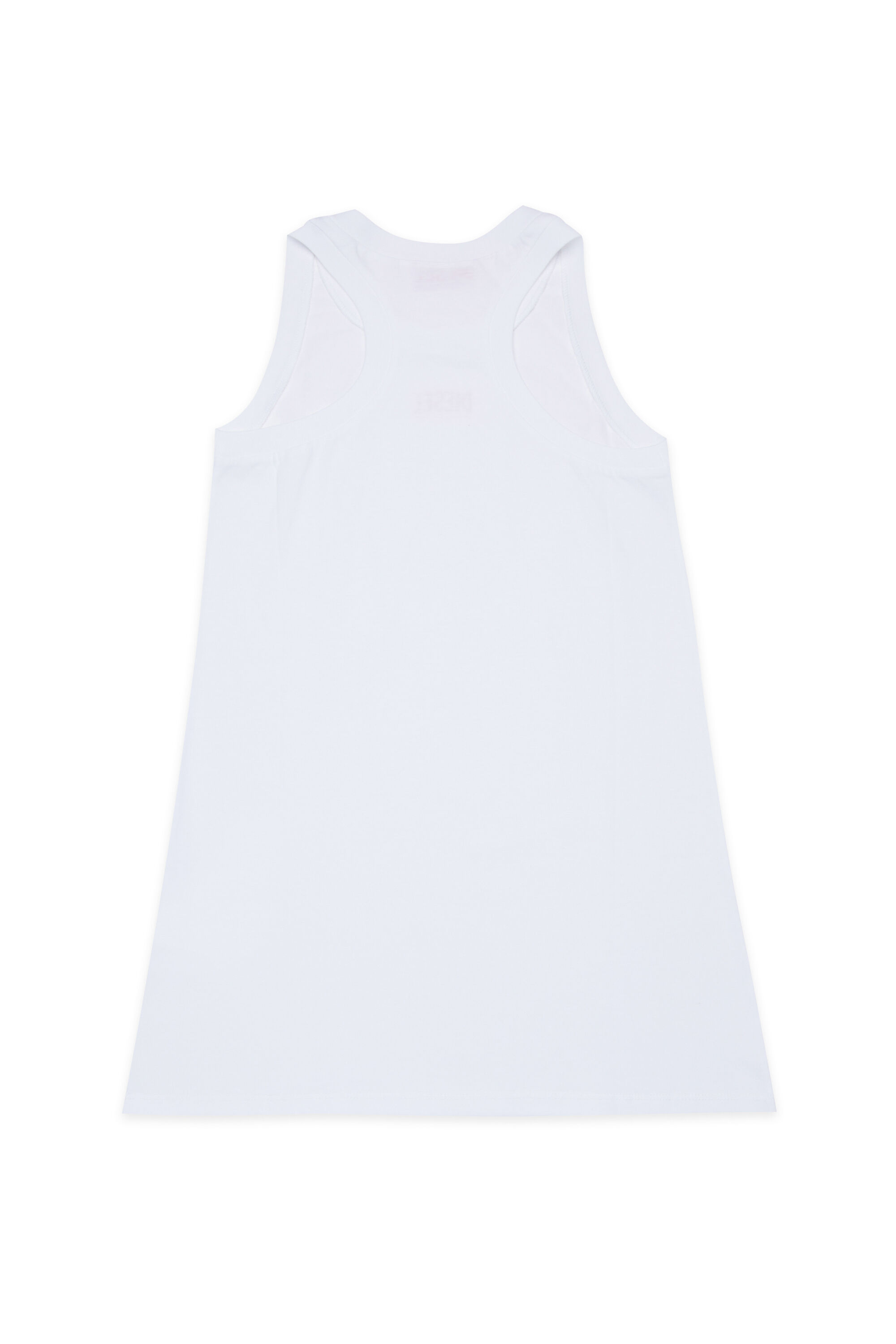 Diesel - MCUNDY, Vestido playero con estampado de logotipo Mujer in Blanco - 2