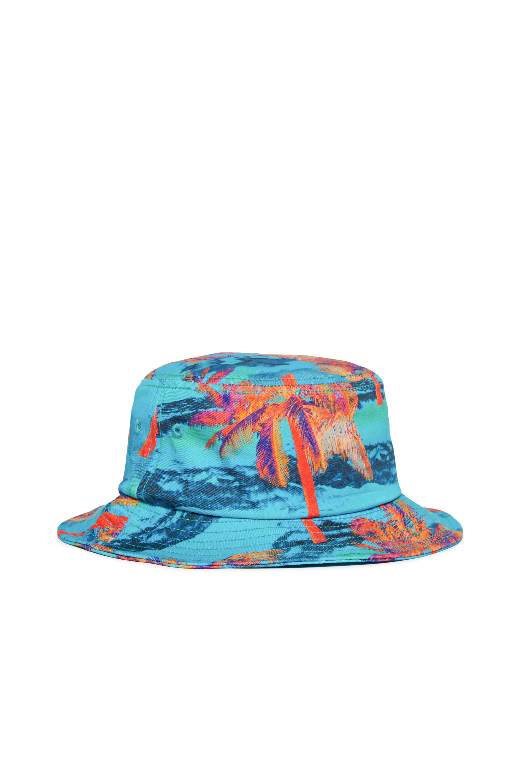 Diesel - FRING, Sombrero de pescador con estampado de palmeras Unisex in Multicolor - 2